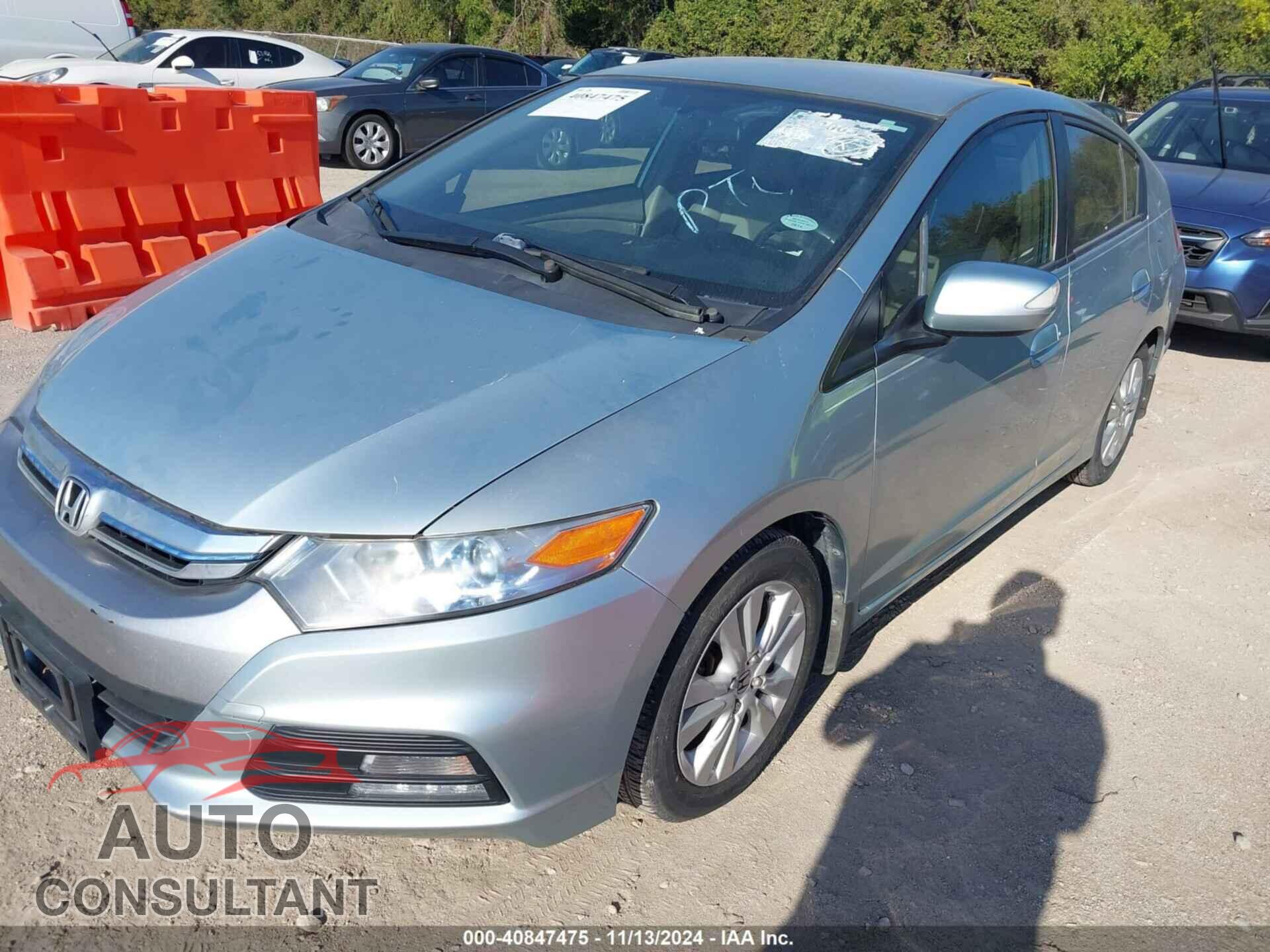 HONDA INSIGHT 2012 - JHMZE2H77CS005502