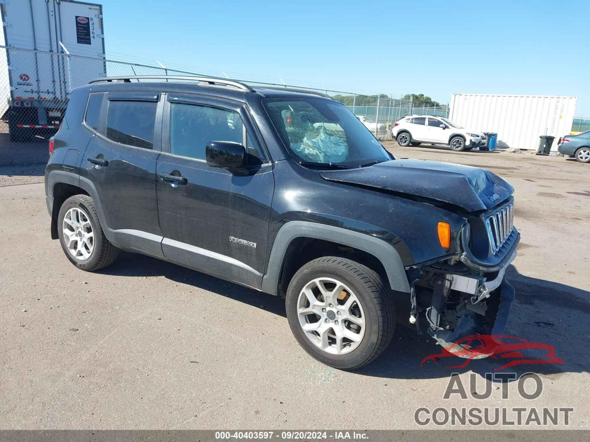 JEEP RENEGADE 2016 - ZACCJBBT5GPD56624