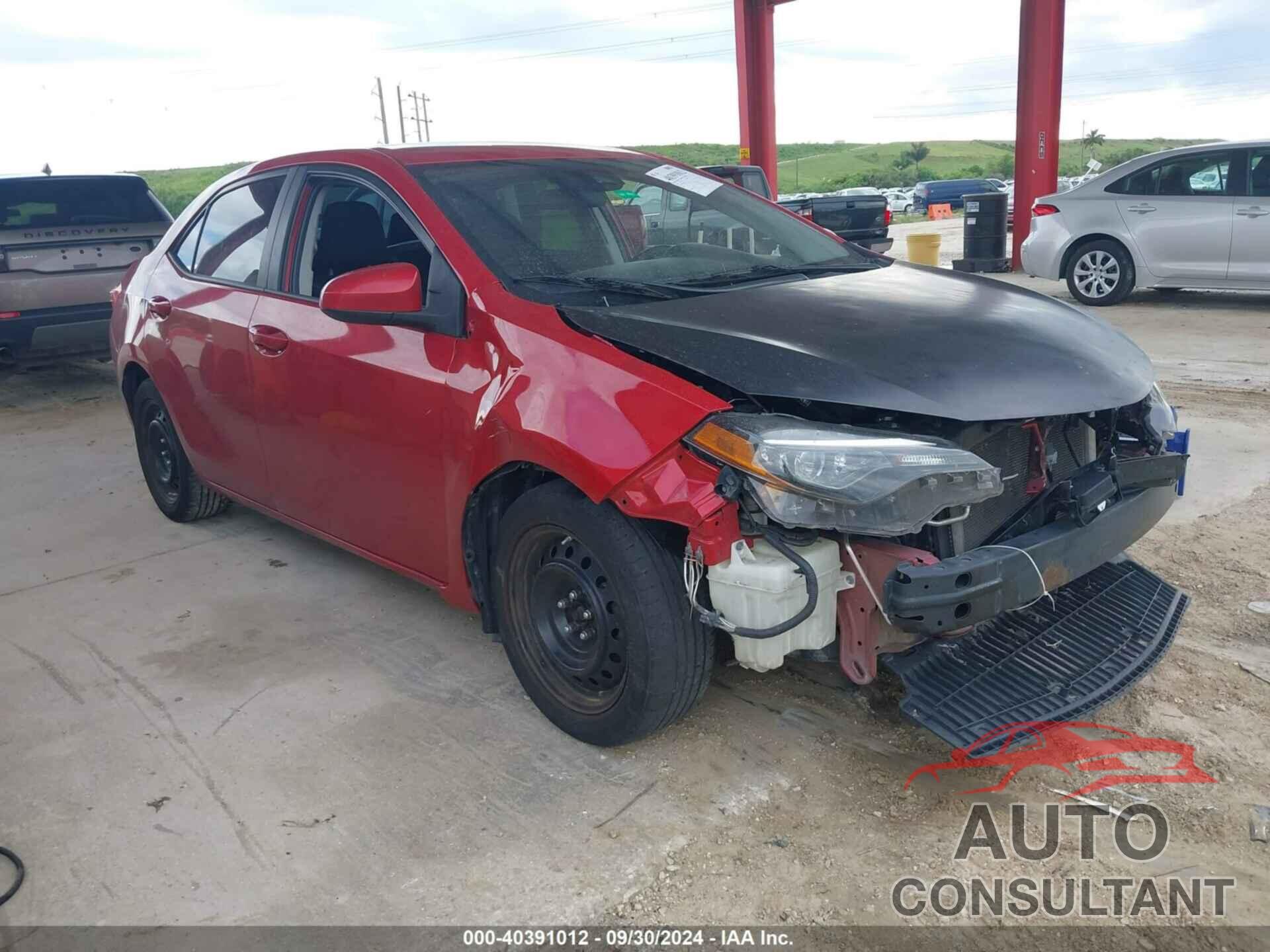 TOYOTA COROLLA 2018 - 5YFBURHE3JP818279