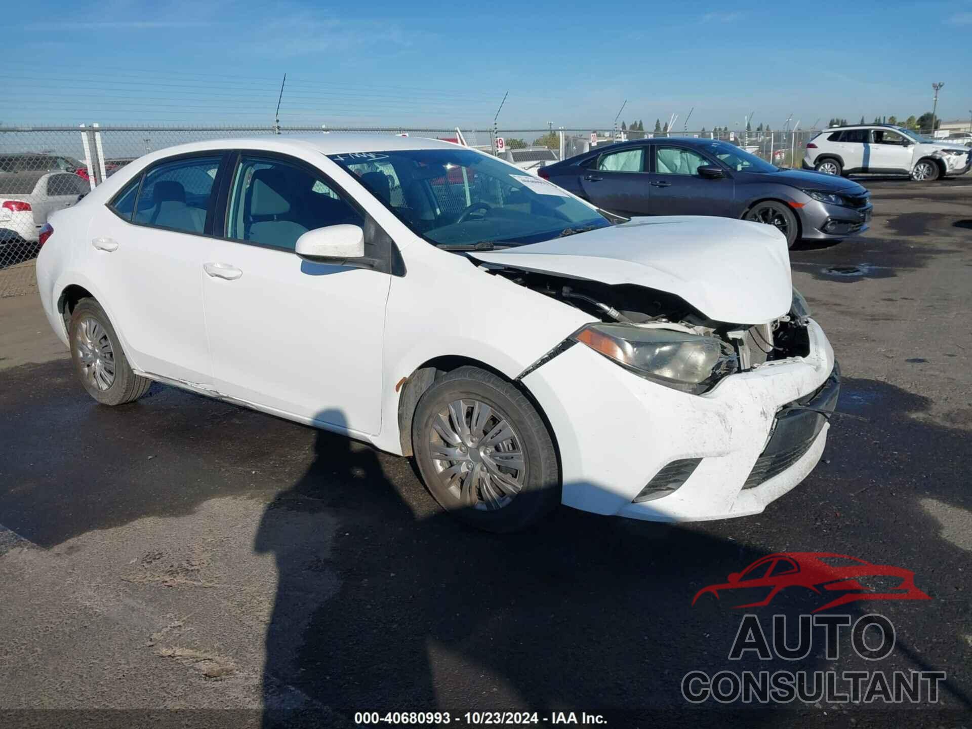 TOYOTA COROLLA 2015 - 5YFBURHE1FP187524