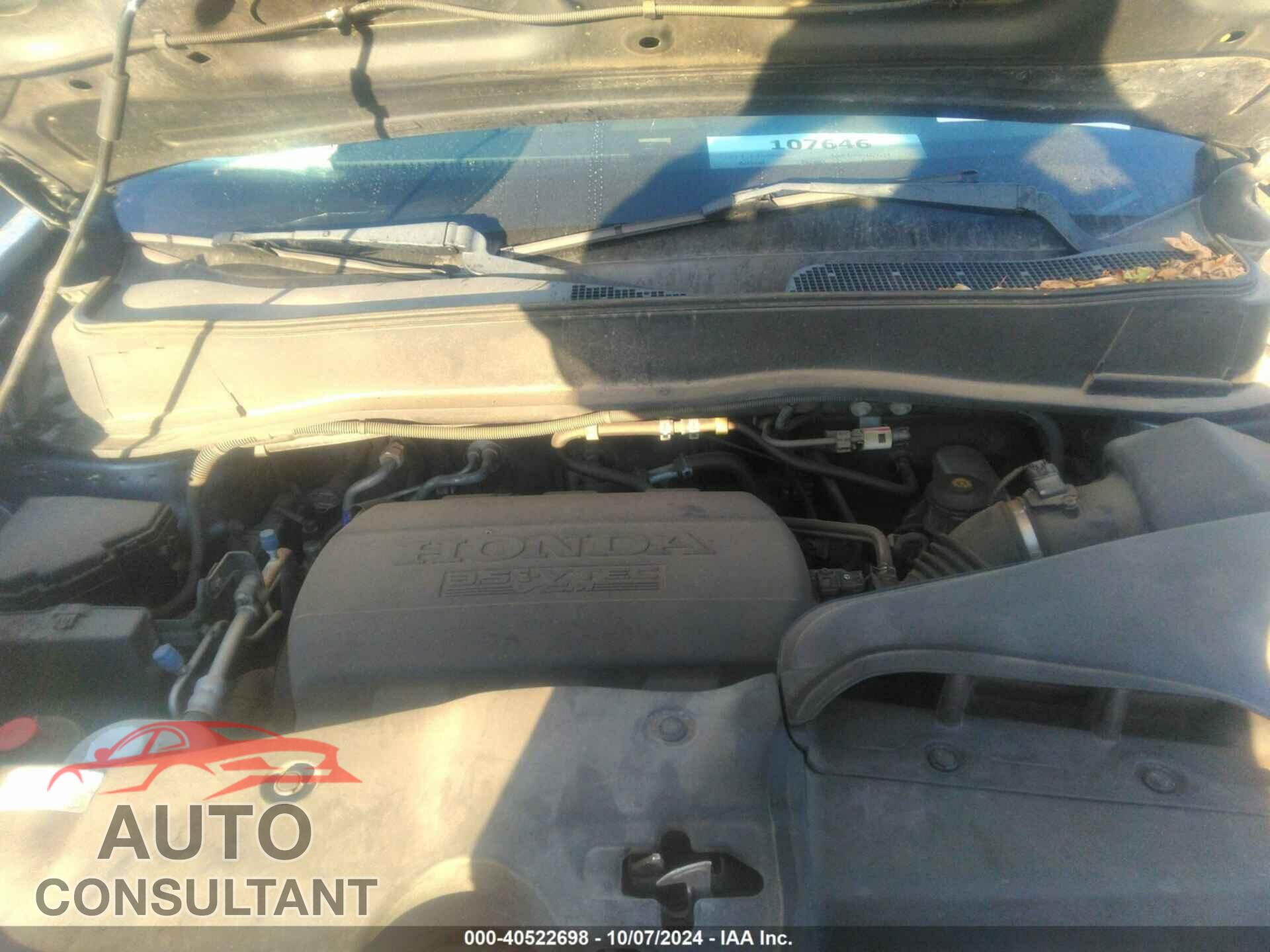 HONDA PILOT 2011 - 5FNYF4H90BB094848