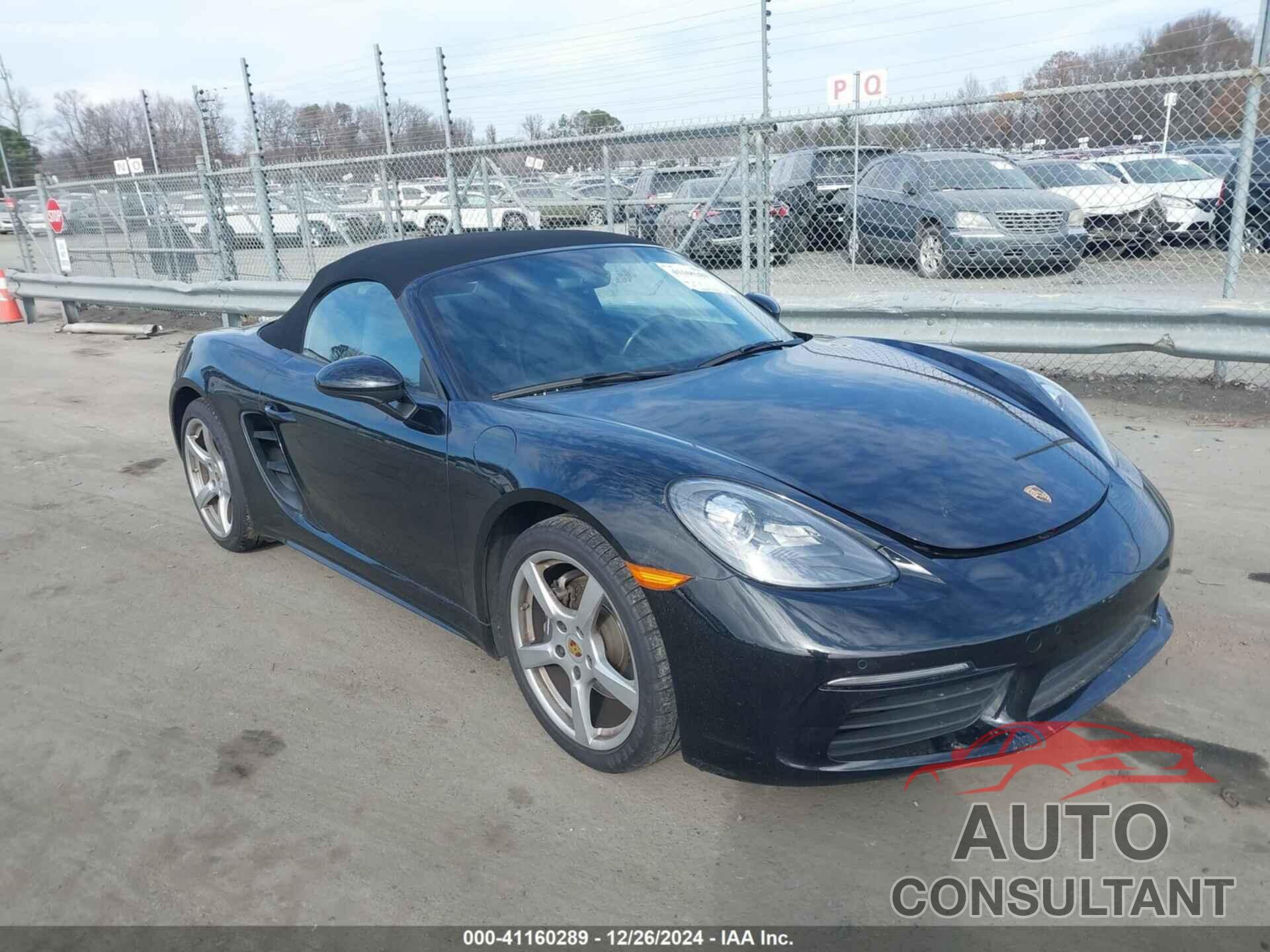 PORSCHE 718 BOXSTER 2017 - WP0CA2A82HS221268