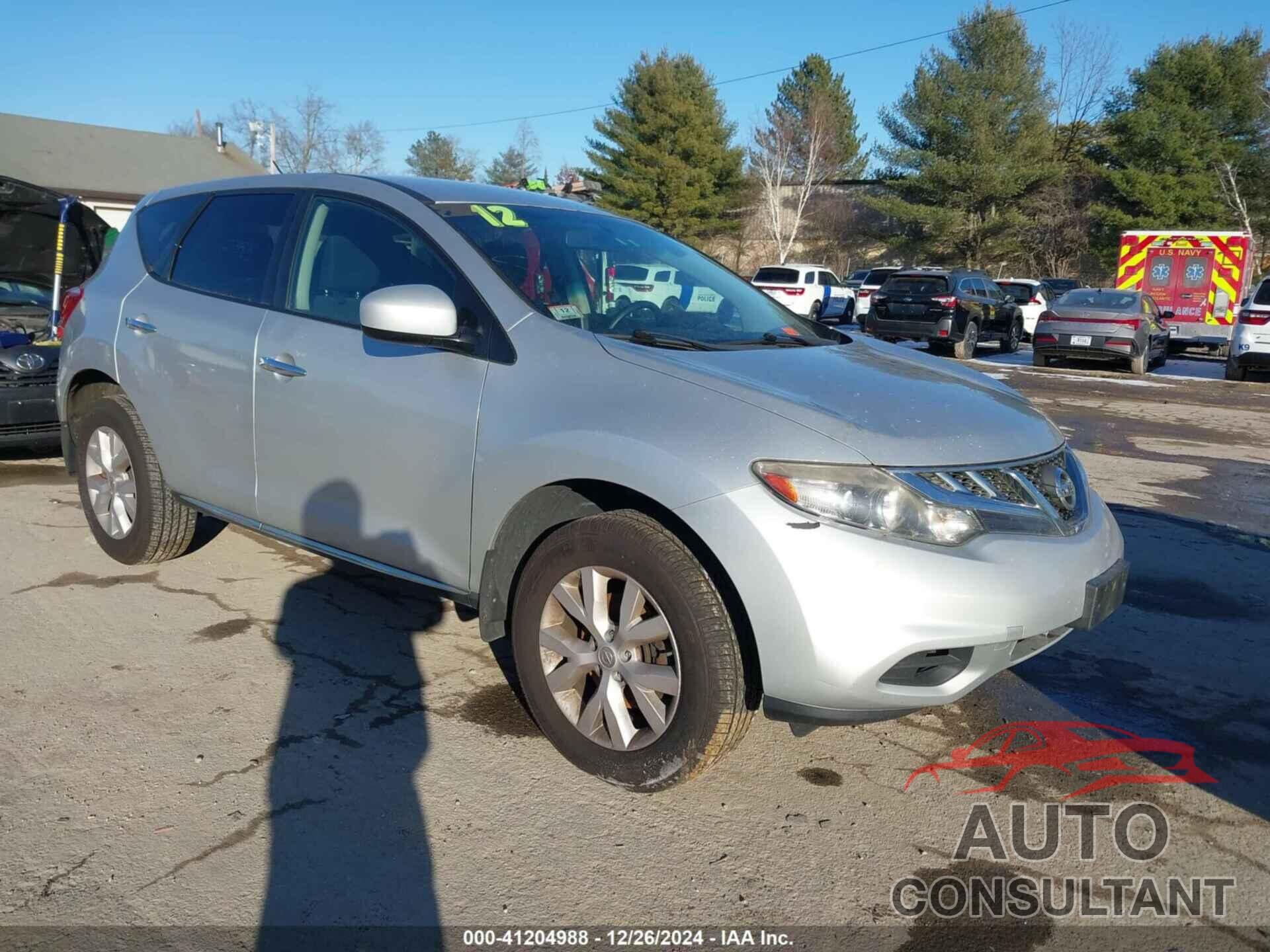 NISSAN MURANO 2012 - JN8AZ1MW2CW210975