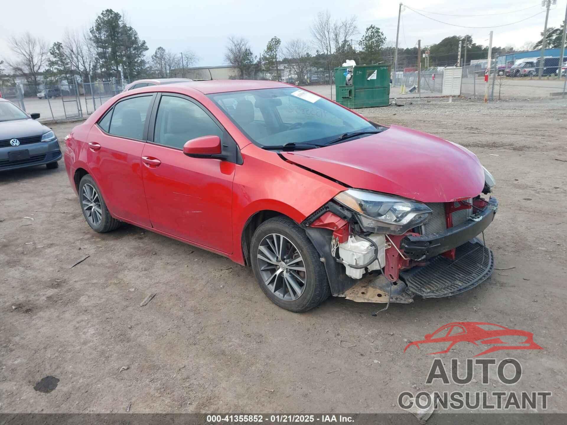 TOYOTA COROLLA 2016 - 2T1BURHE5GC630436