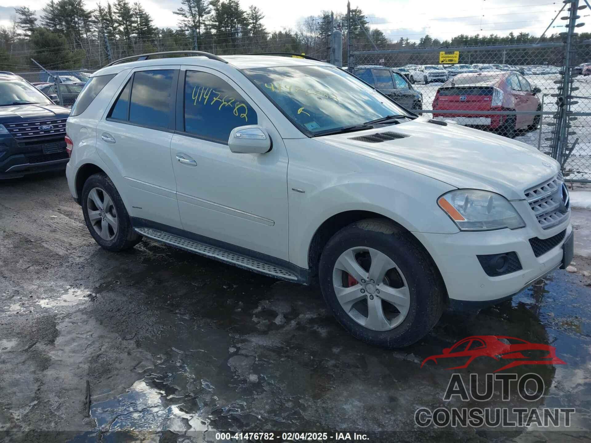 MERCEDES-BENZ ML 320 BLUETEC 2009 - 4JGBB25E99A487074