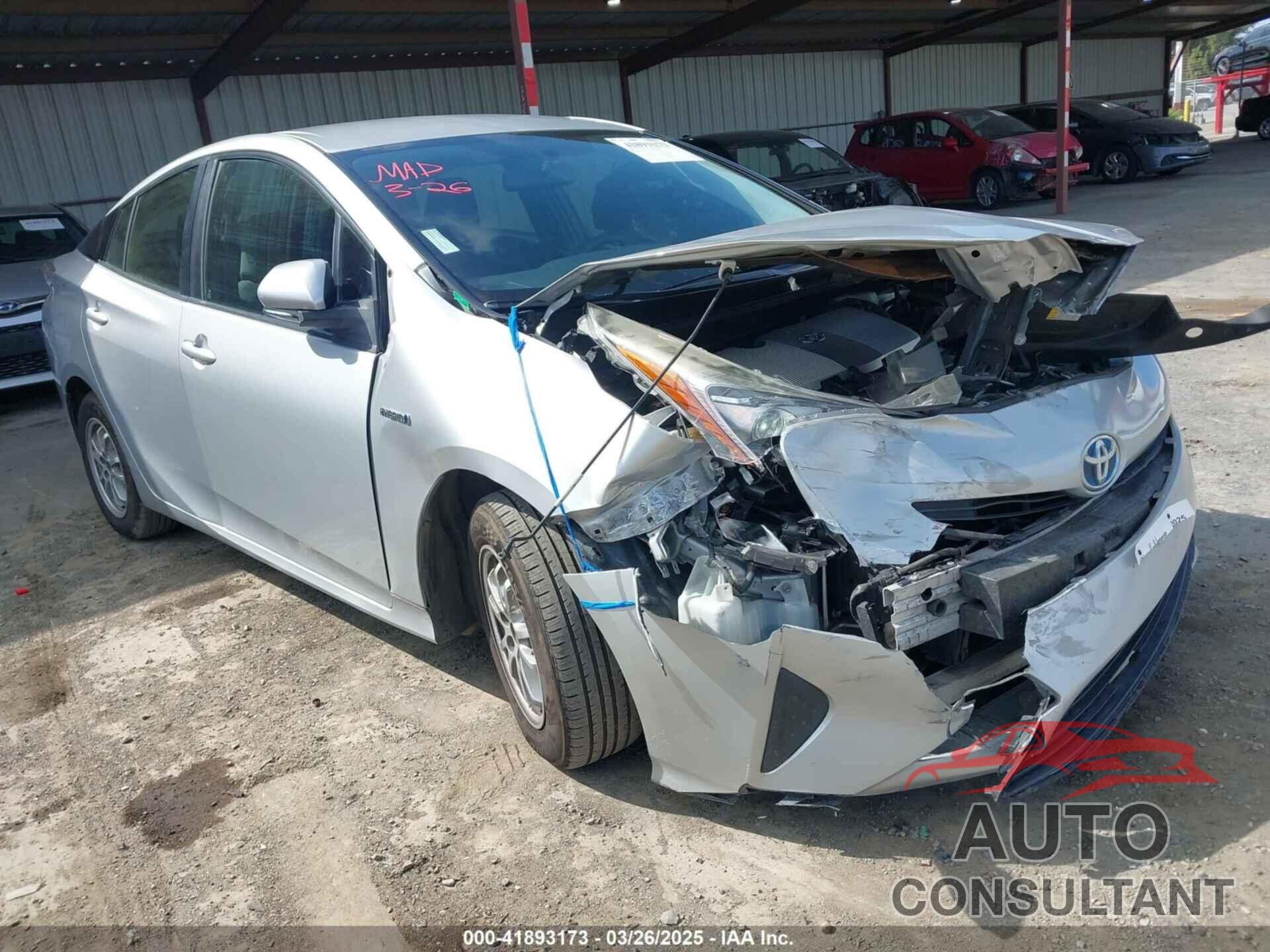 TOYOTA PRIUS 2016 - JTDKBRFU3G3005025