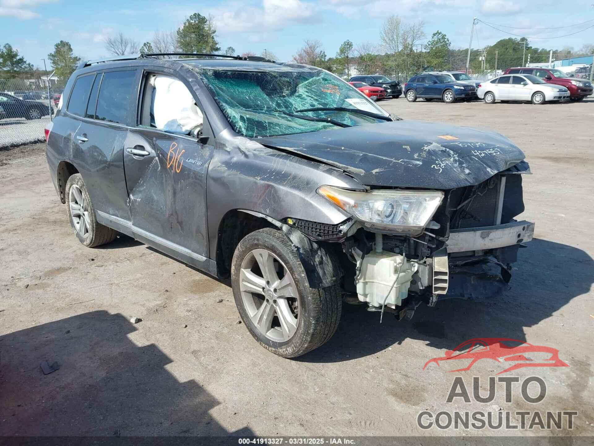 TOYOTA HIGHLANDER 2011 - 5TDDK3EH4BS051707
