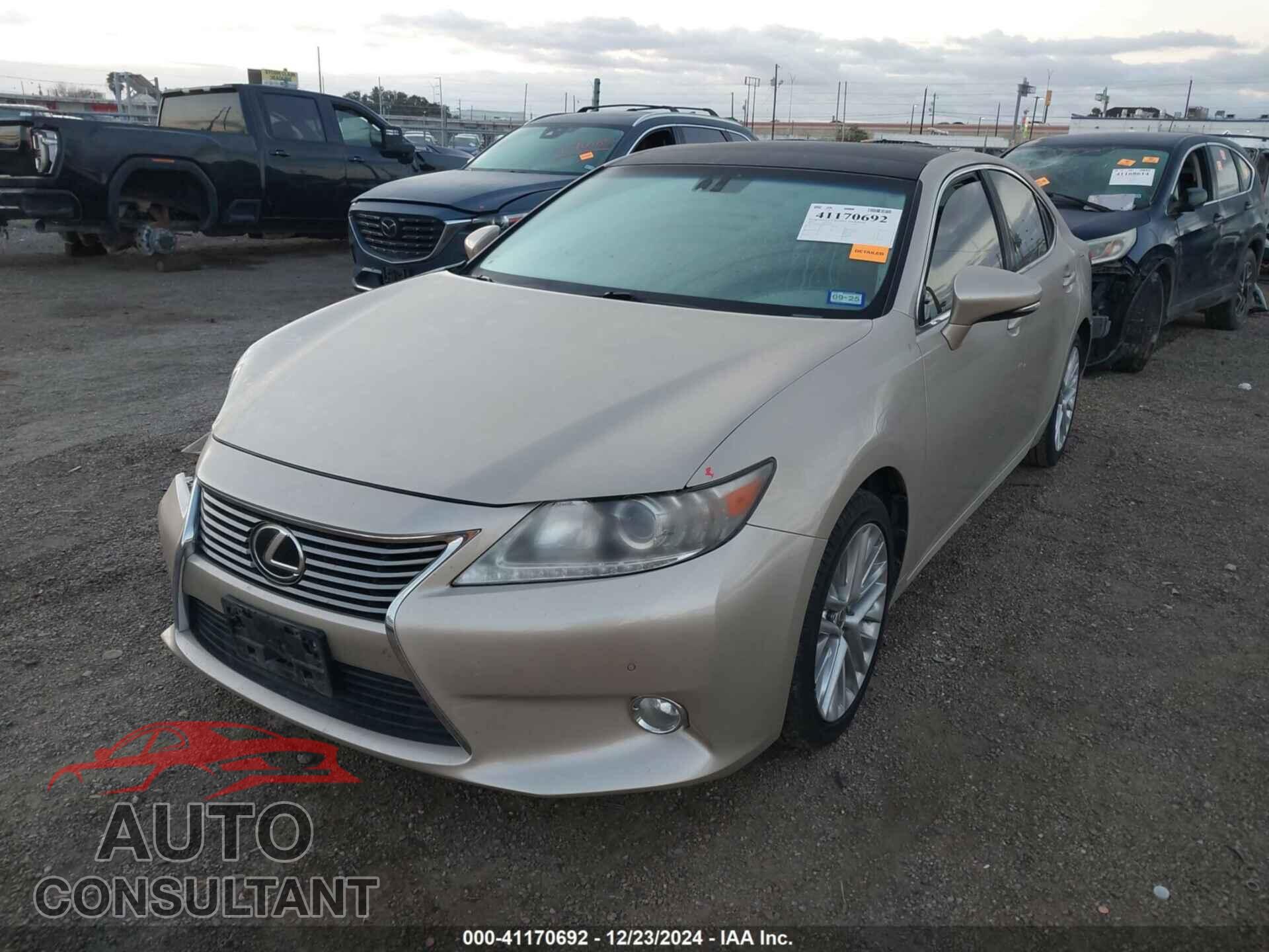 LEXUS ES 2013 - JTHBK1GG6D2000251