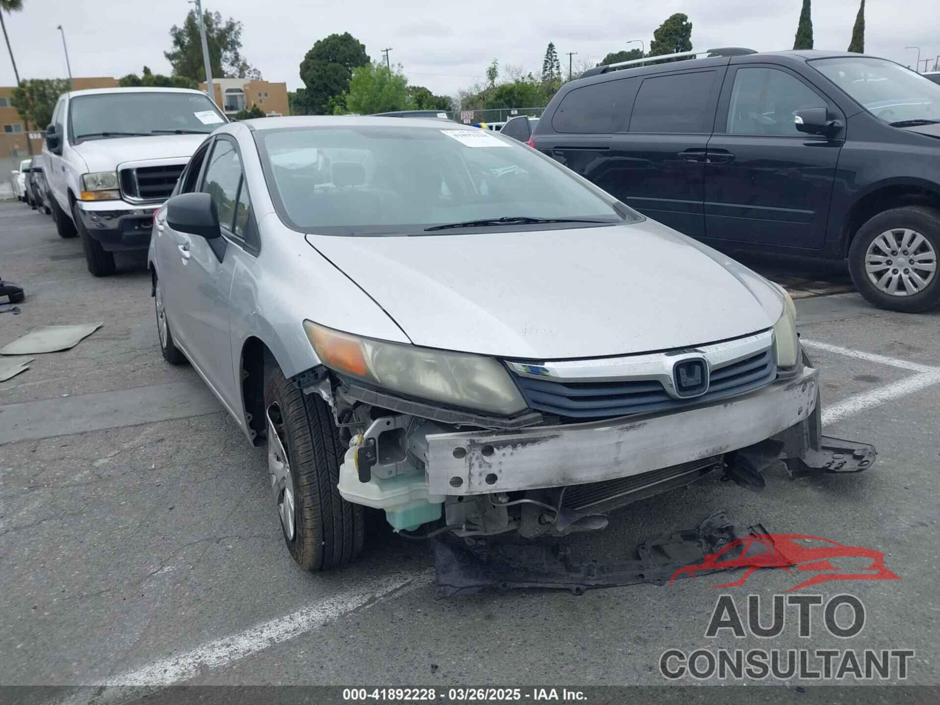 HONDA CIVIC 2012 - 19XFB2F51CE393084