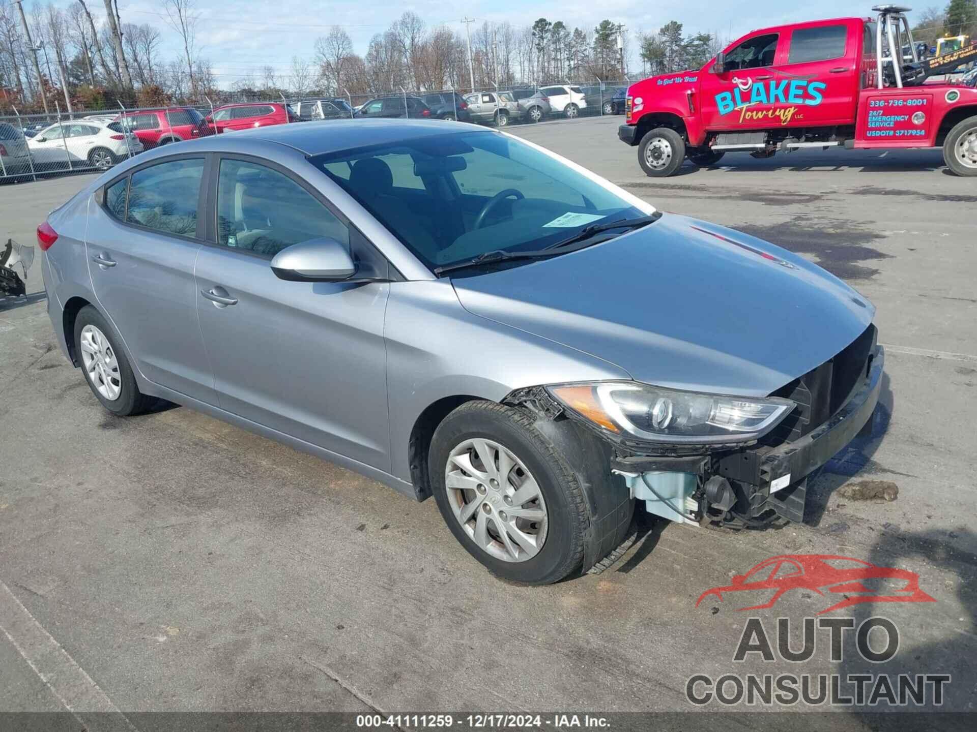 HYUNDAI ELANTRA 2017 - 5NPD74LF9HH197169