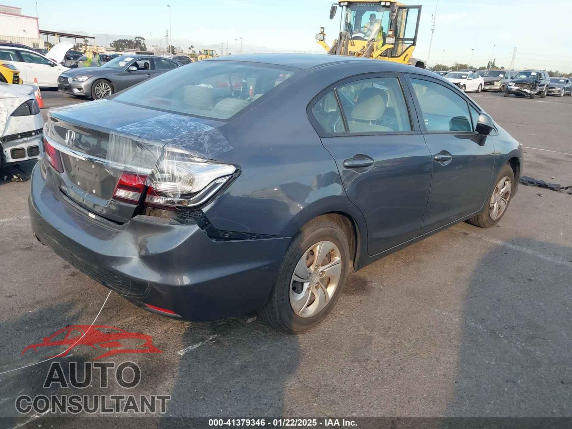 HONDA CIVIC 2013 - 19XFB2F54DE284877