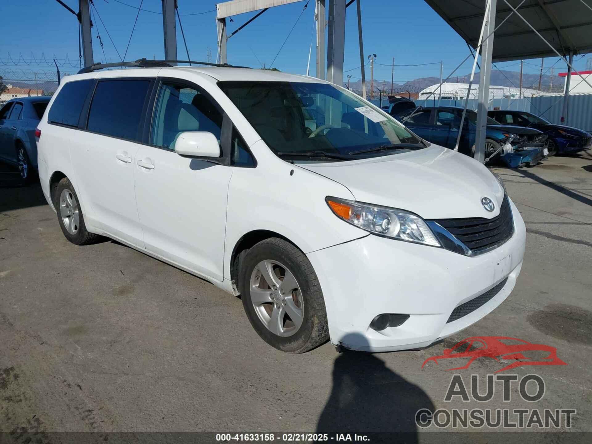 TOYOTA SIENNA 2013 - 5TDKK3DC5DS336044