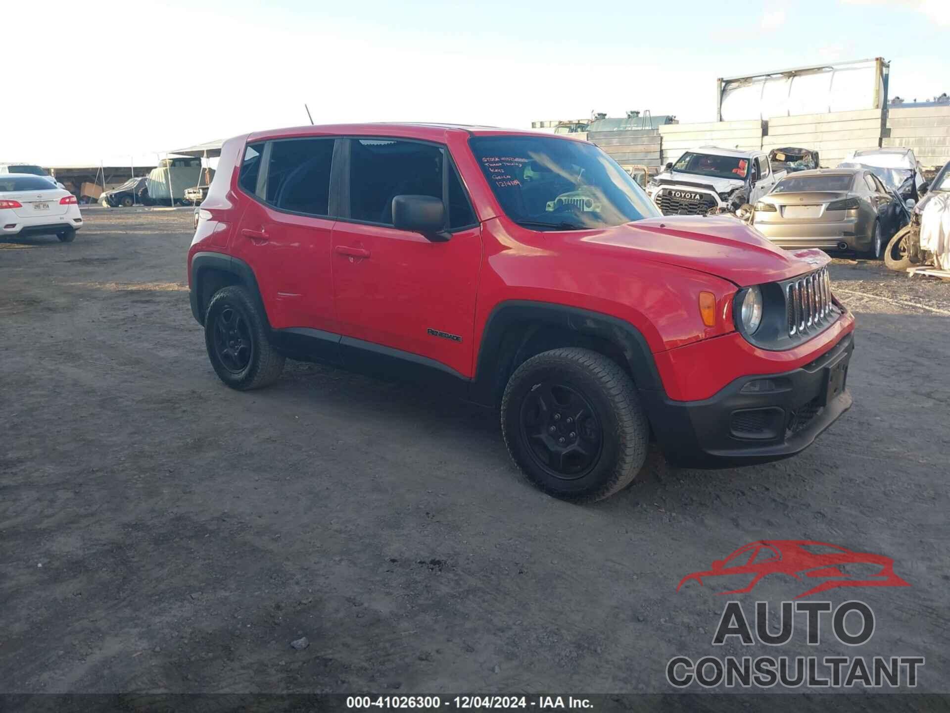 JEEP RENEGADE 2016 - ZACCJBATXGPC78648