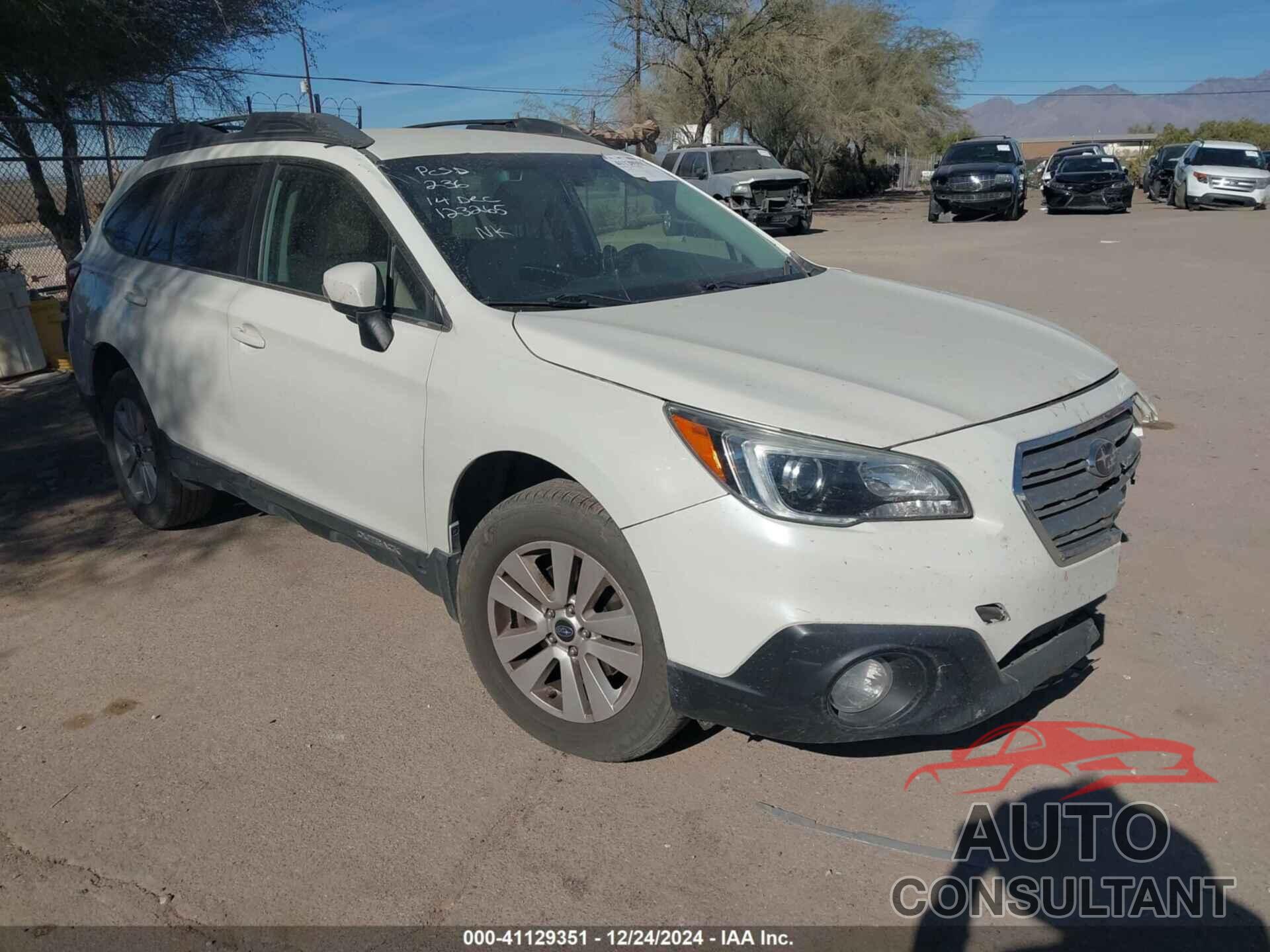 SUBARU OUTBACK 2015 - 4S4BSBFC4F3260548