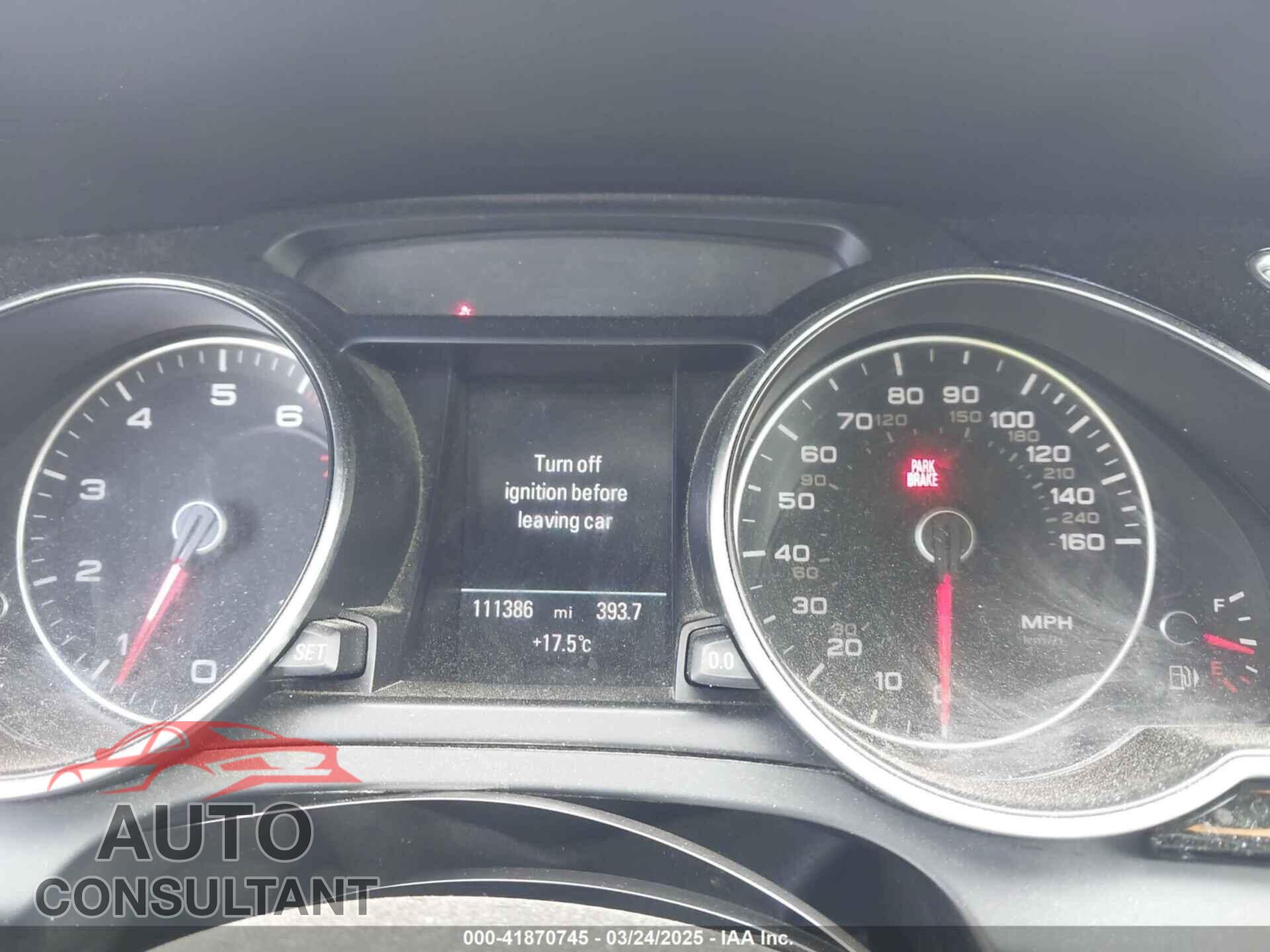 AUDI A5 2014 - WAUSFAFR3EA032247