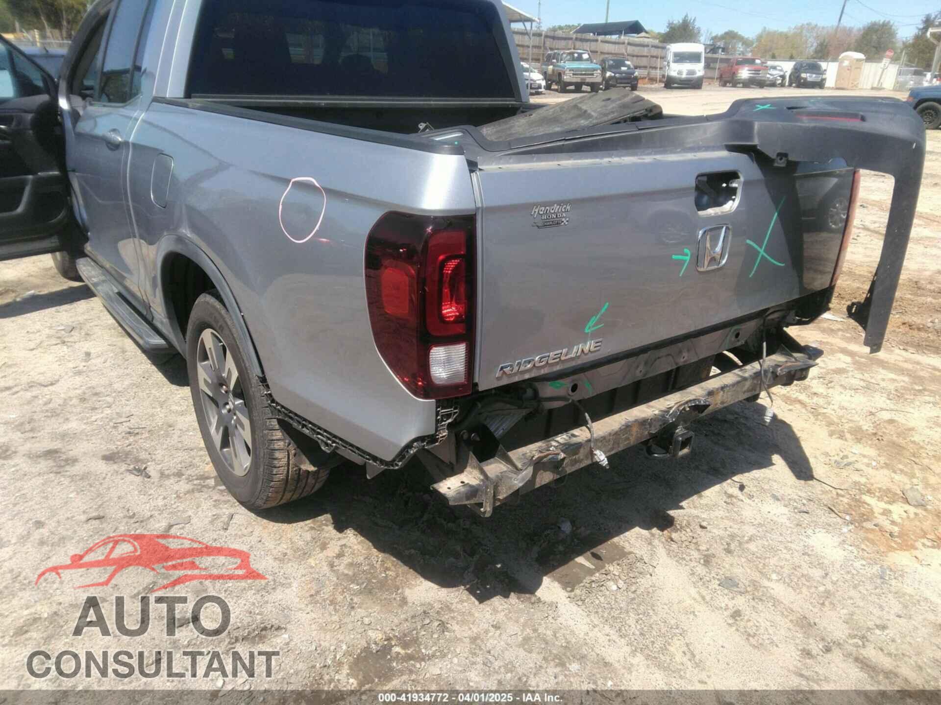 HONDA RIDGELINE 2017 - 5FPYK2F58HB005608