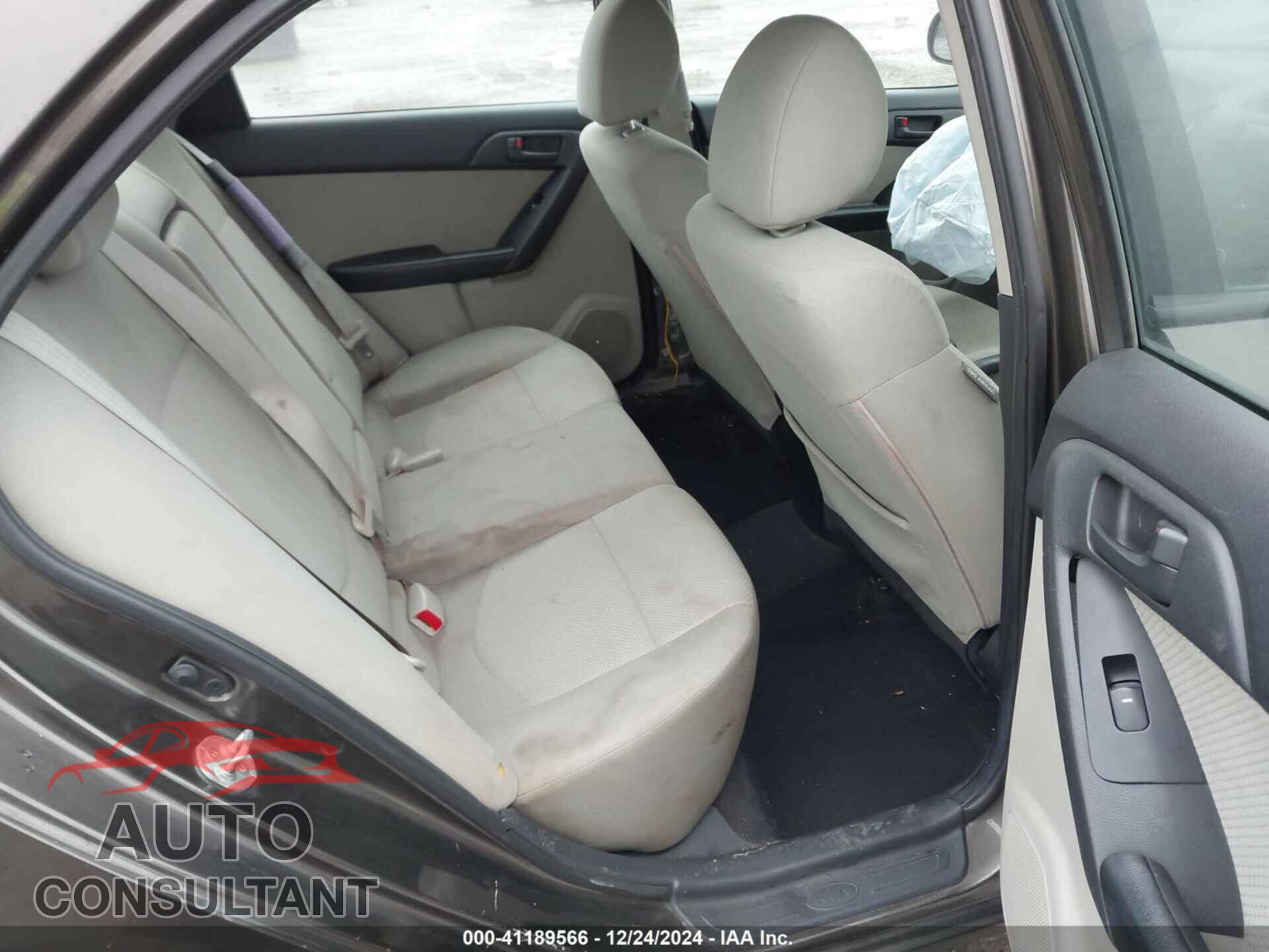 KIA FORTE 2011 - KNAFU4A28B5369147