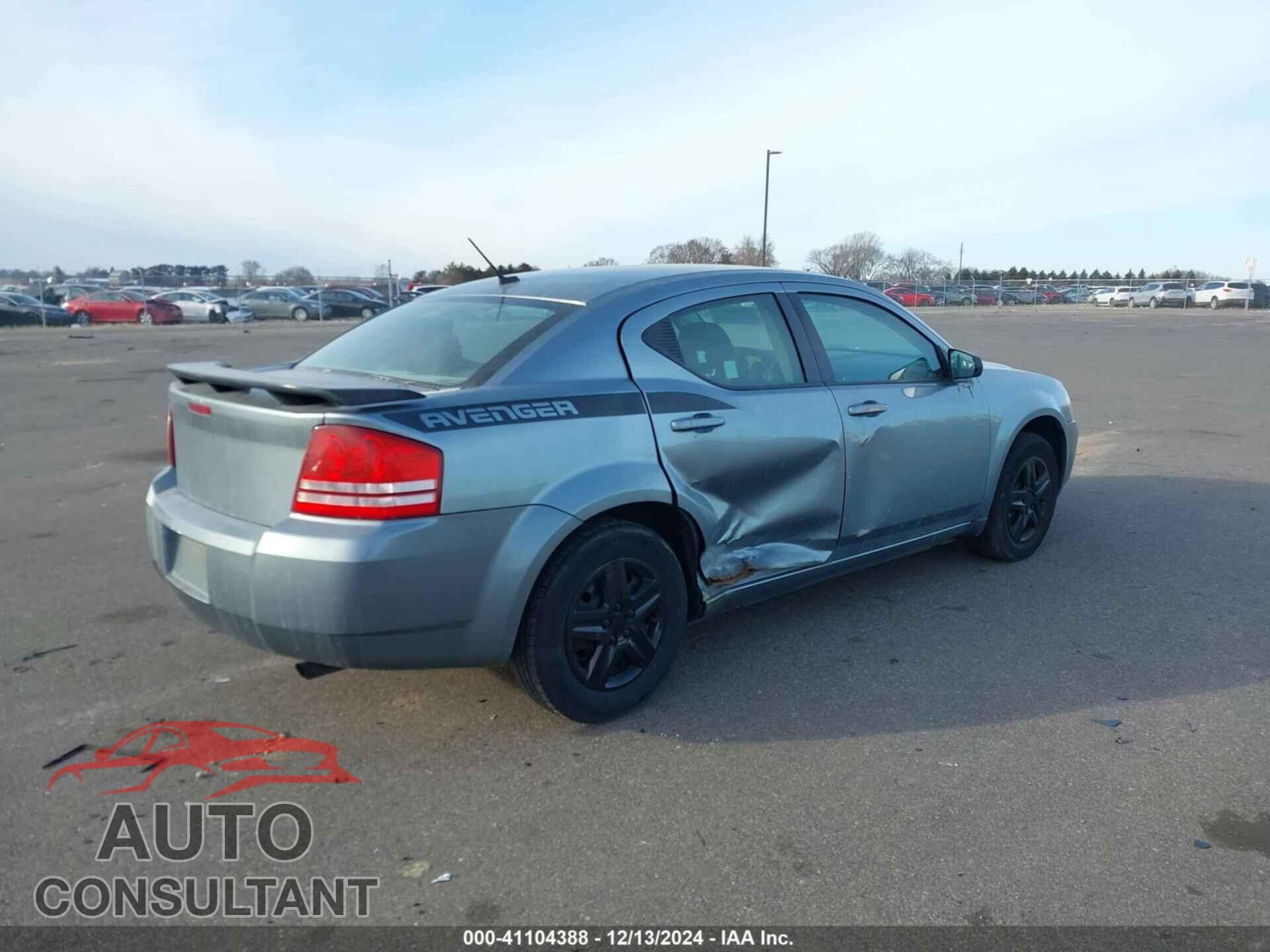 DODGE AVENGER 2010 - 1B3CC4FB1AN209385