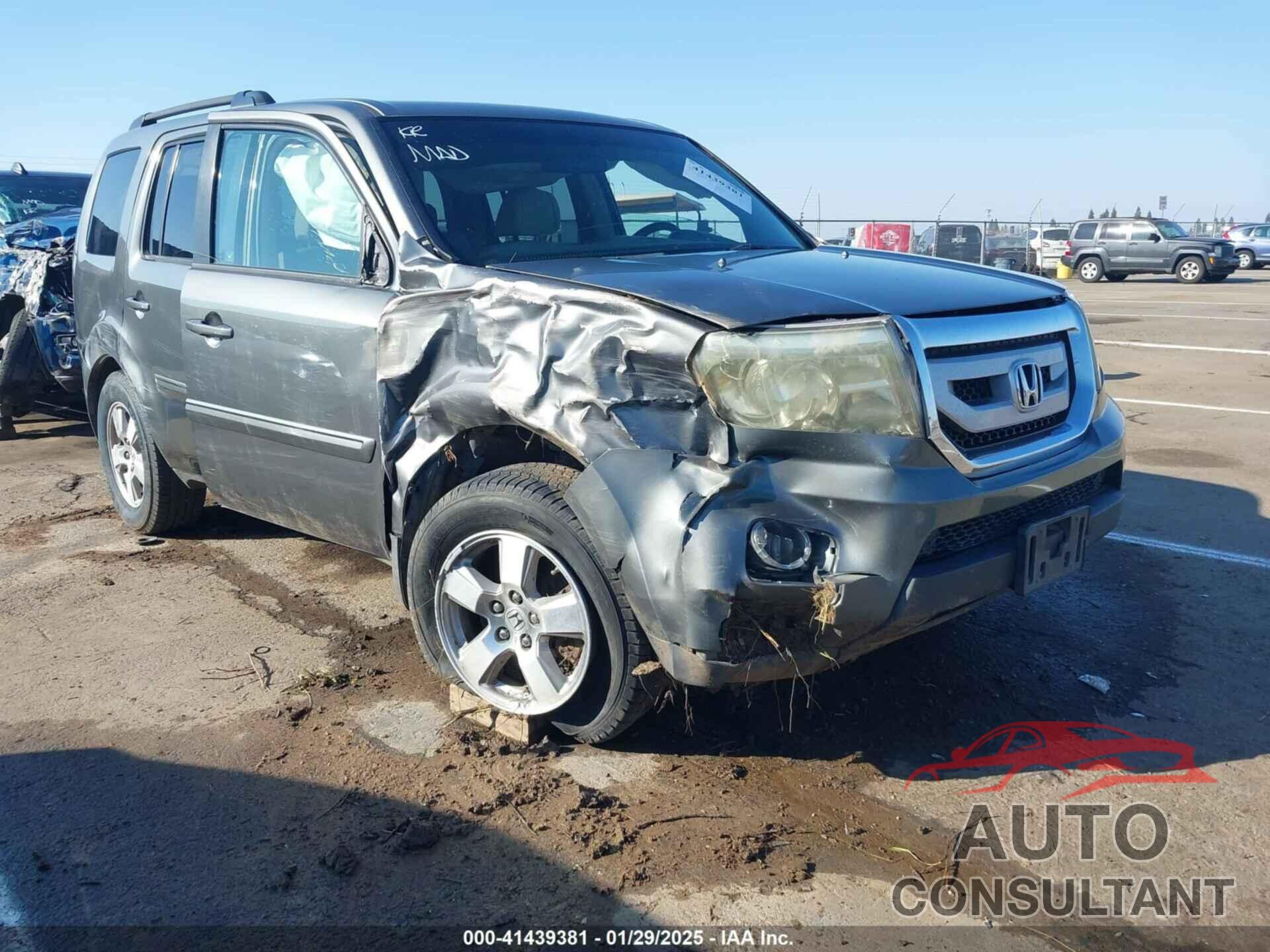 HONDA PILOT 2009 - 5FNYF484X9B000845