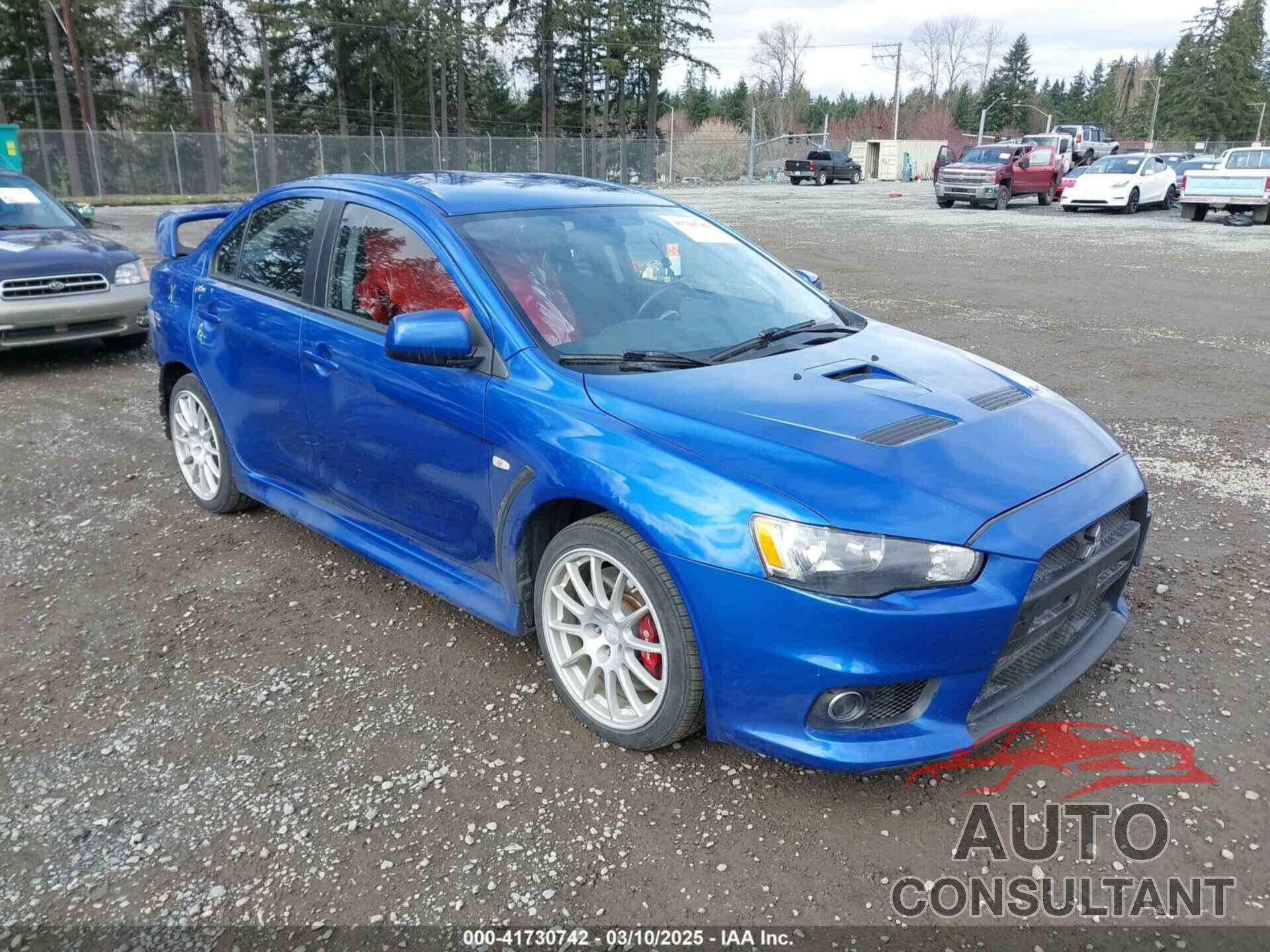 MITSUBISHI LANCER EVOLUTION 2015 - JA32W8FV4FU012578