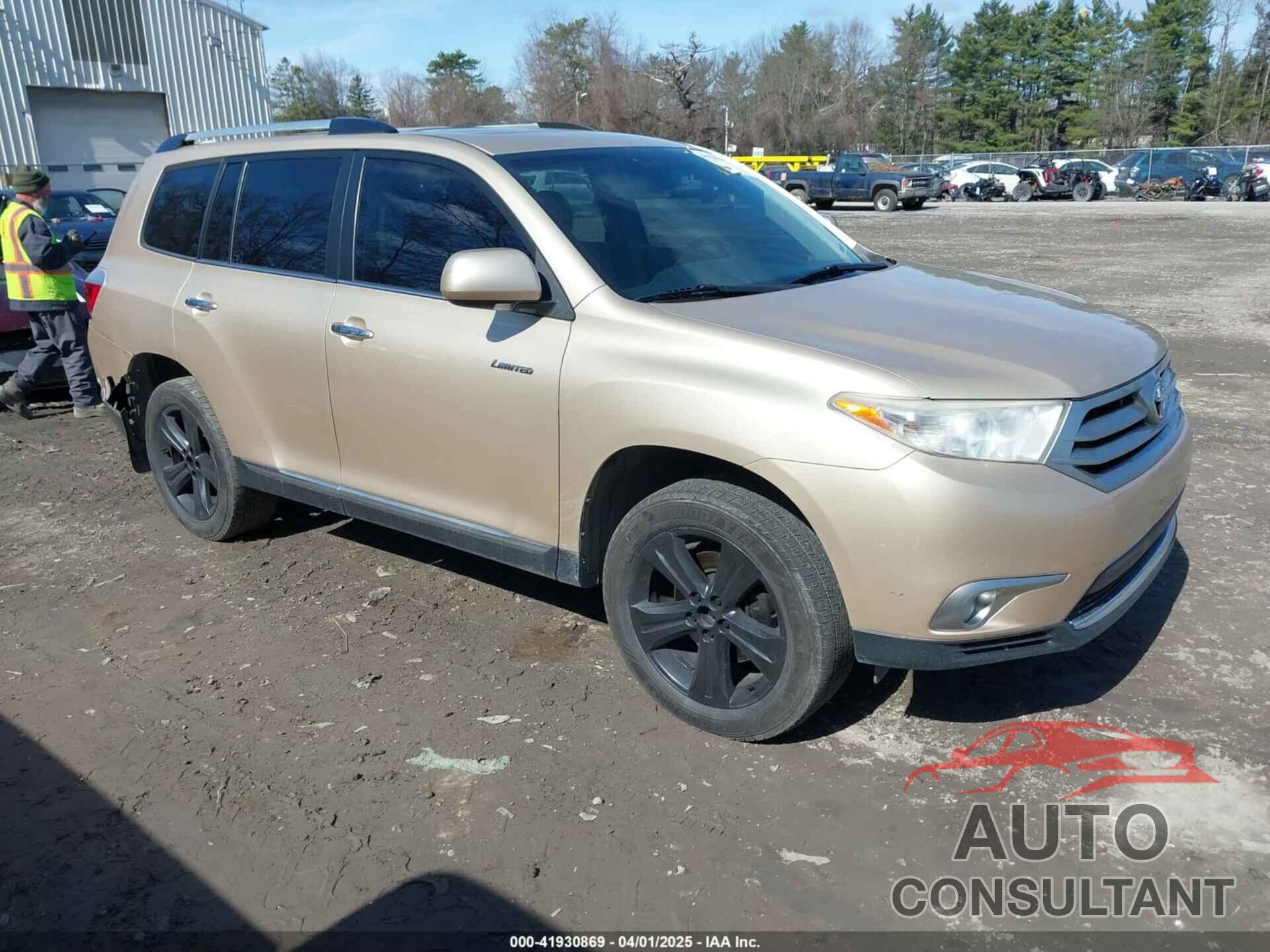 TOYOTA HIGHLANDER 2013 - 5TDDK3EH8DS233509