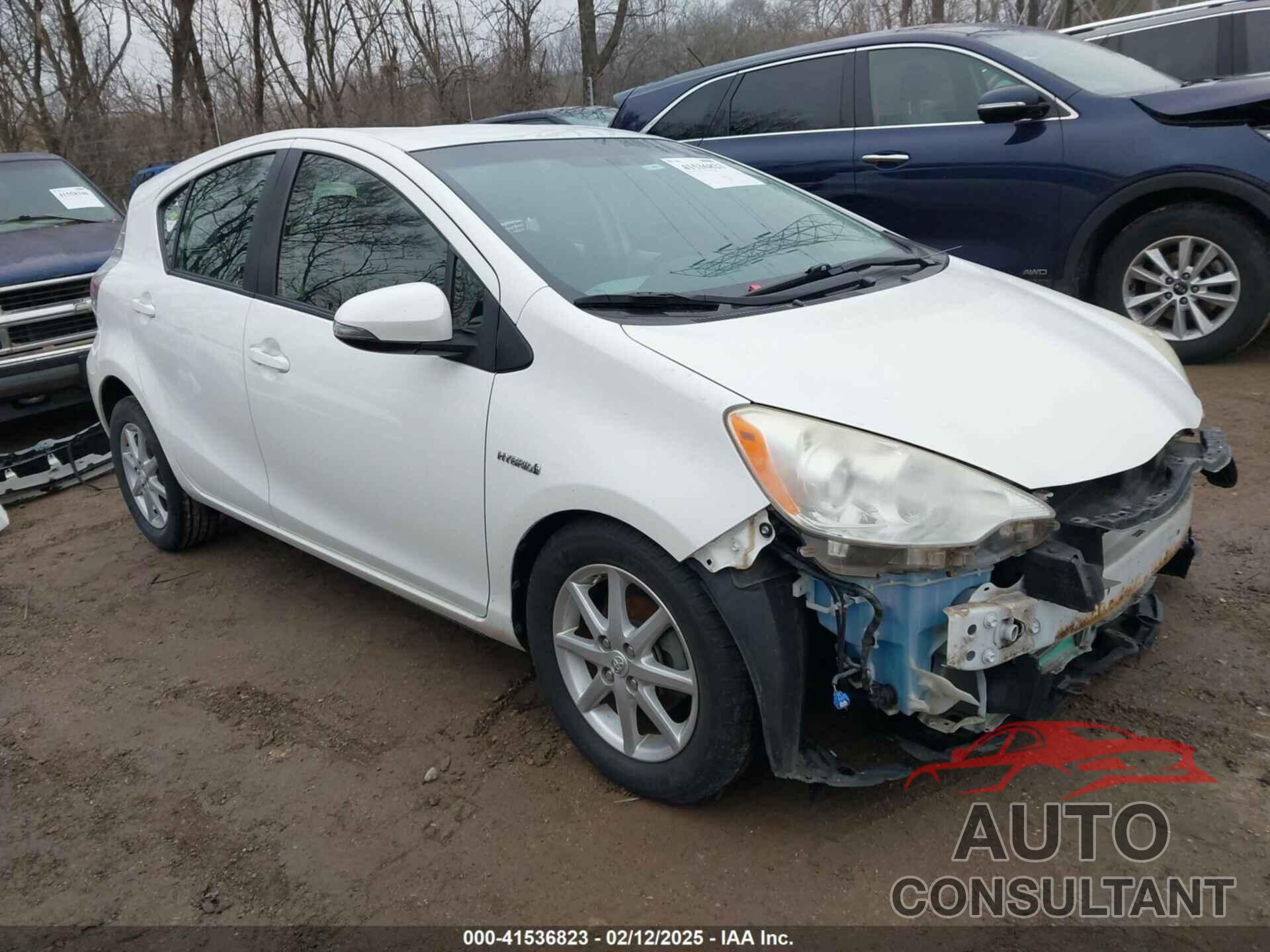 TOYOTA PRIUS C 2012 - JTDKDTB30C1520414