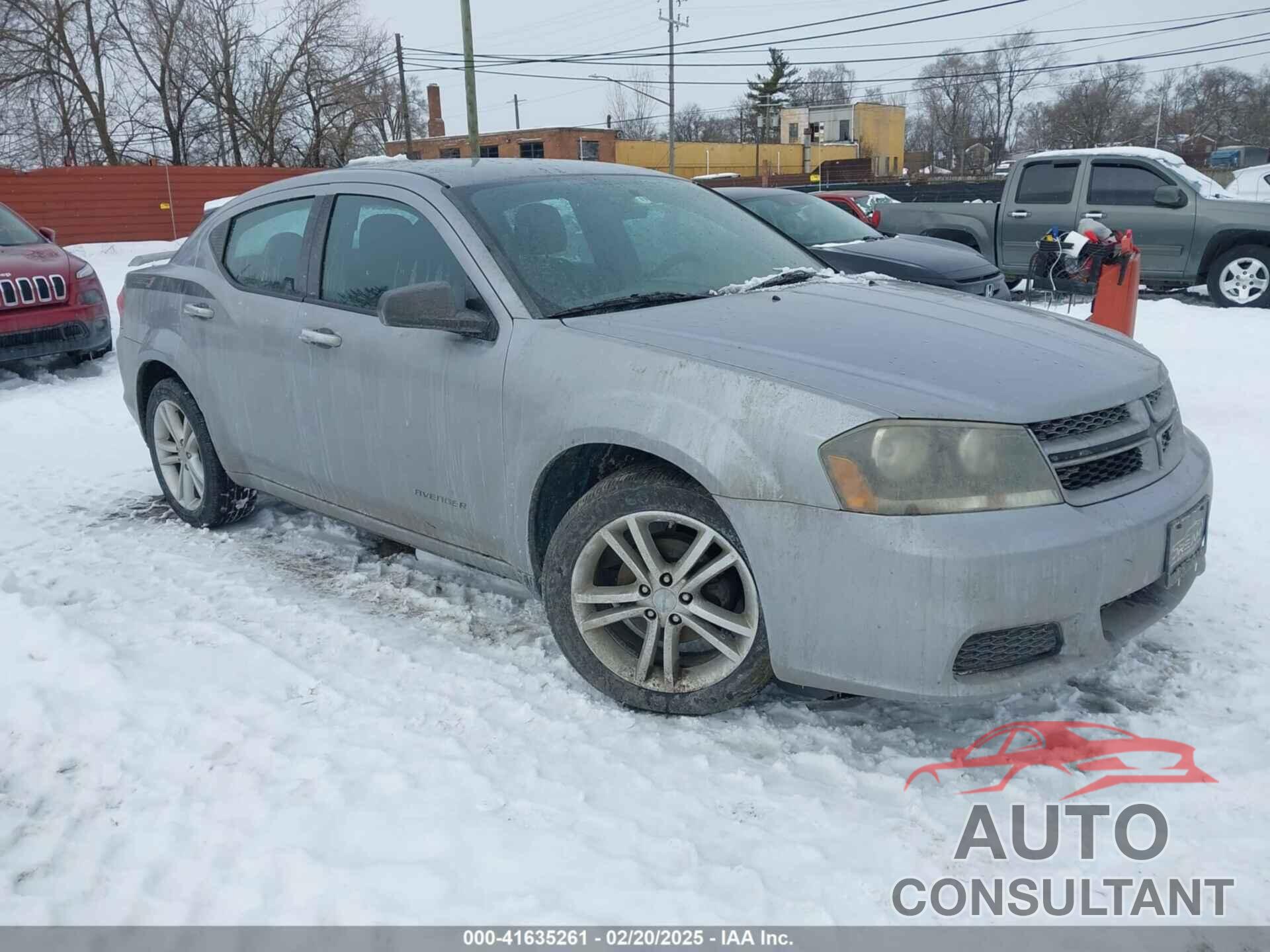 DODGE AVENGER 2013 - 1C3CDZAG3DN770658