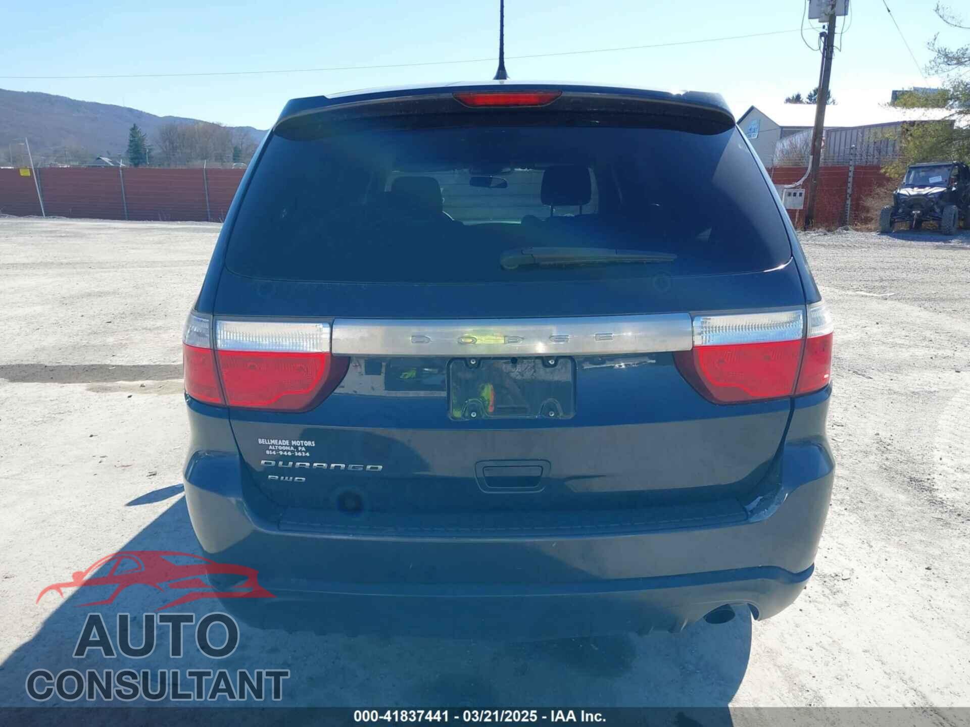 DODGE DURANGO 2013 - 1C4RDJAG2DC530407