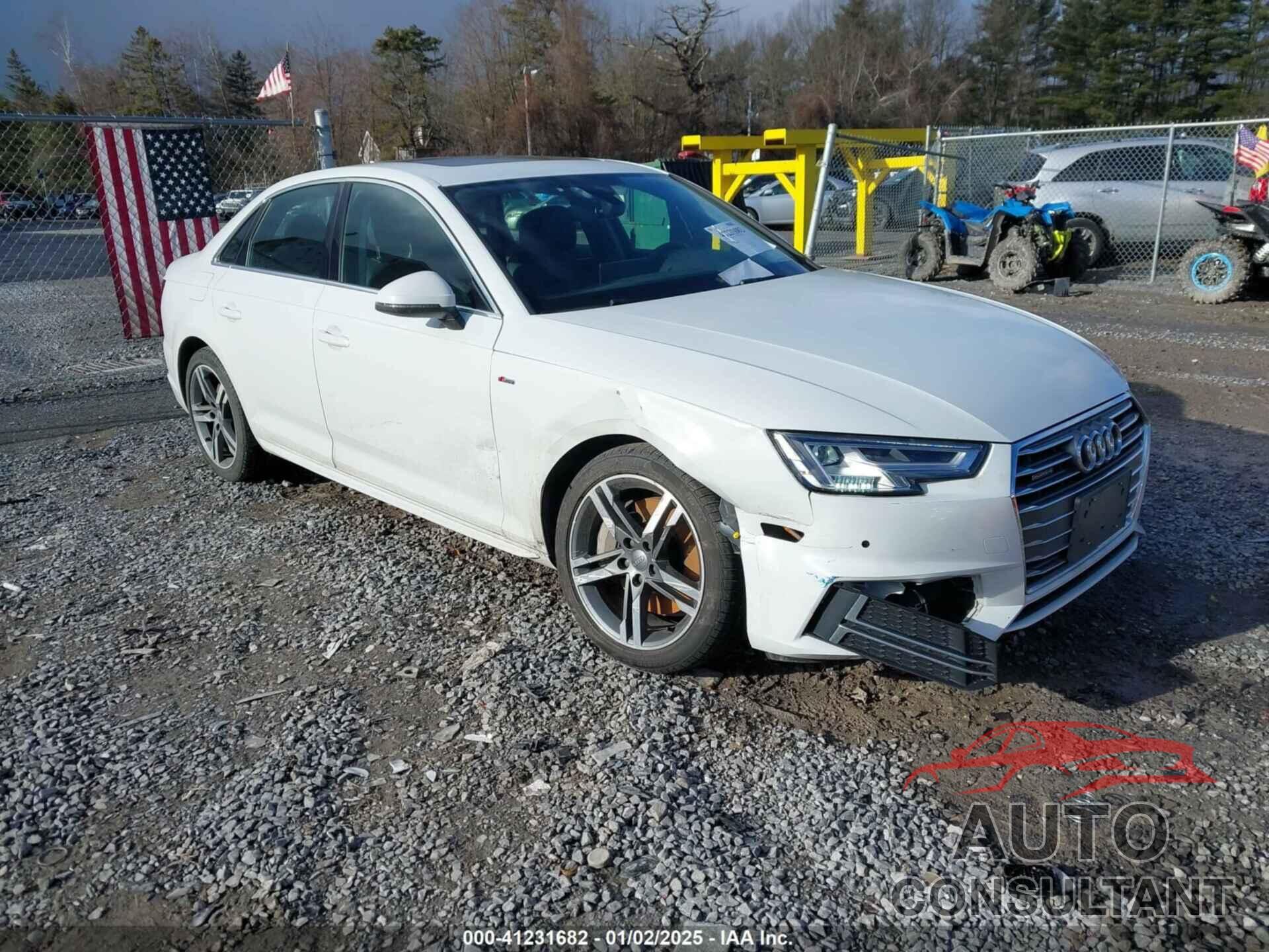 AUDI A4 2018 - WAUENAF48JA144430