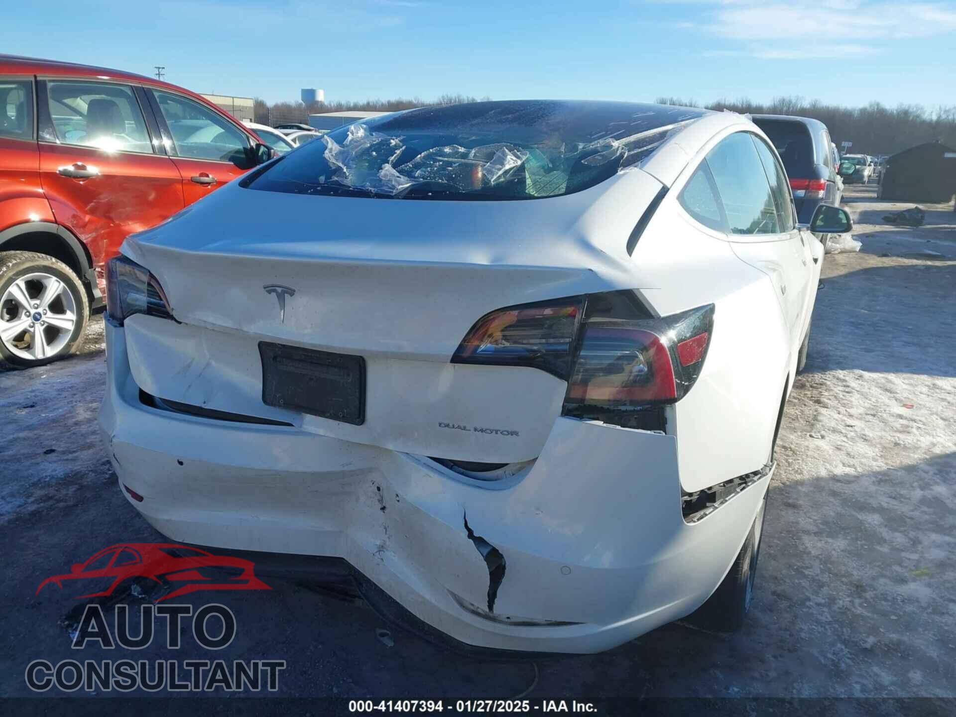 TESLA MODEL 3 2019 - 5YJ3E1EB0KF493617