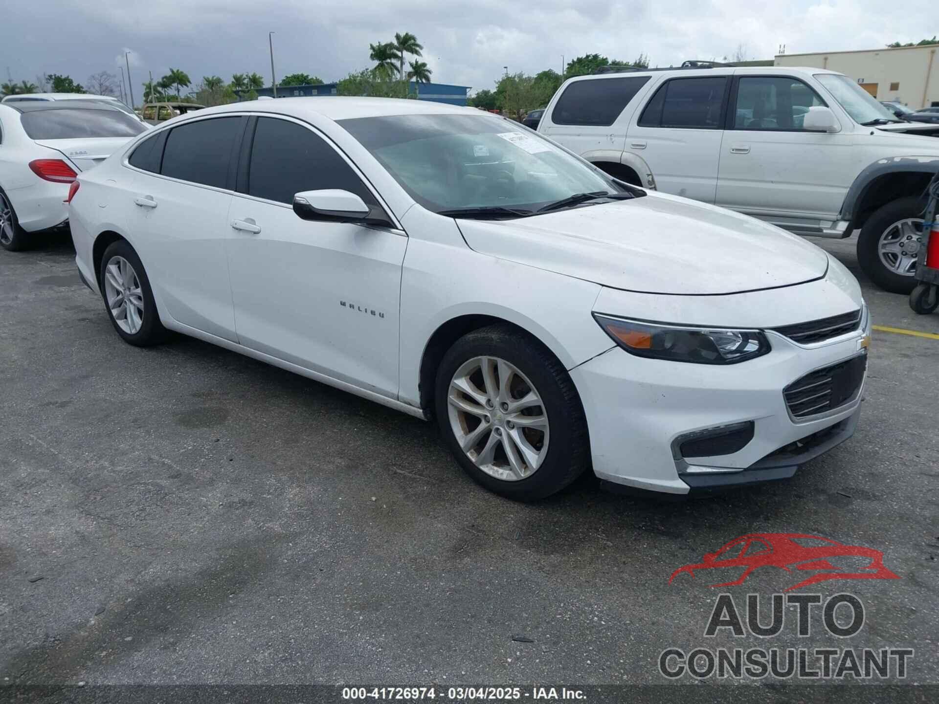 CHEVROLET MALIBU 2016 - 1G1ZE5ST7GF308635