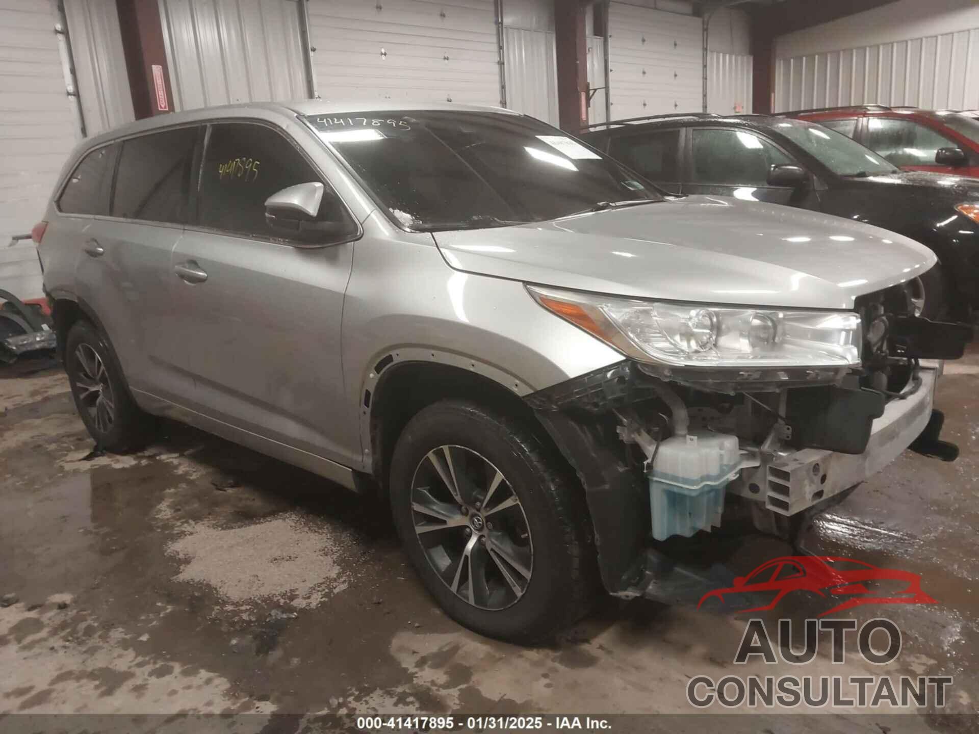 TOYOTA HIGHLANDER 2018 - 5TDBZRFH5JS835669