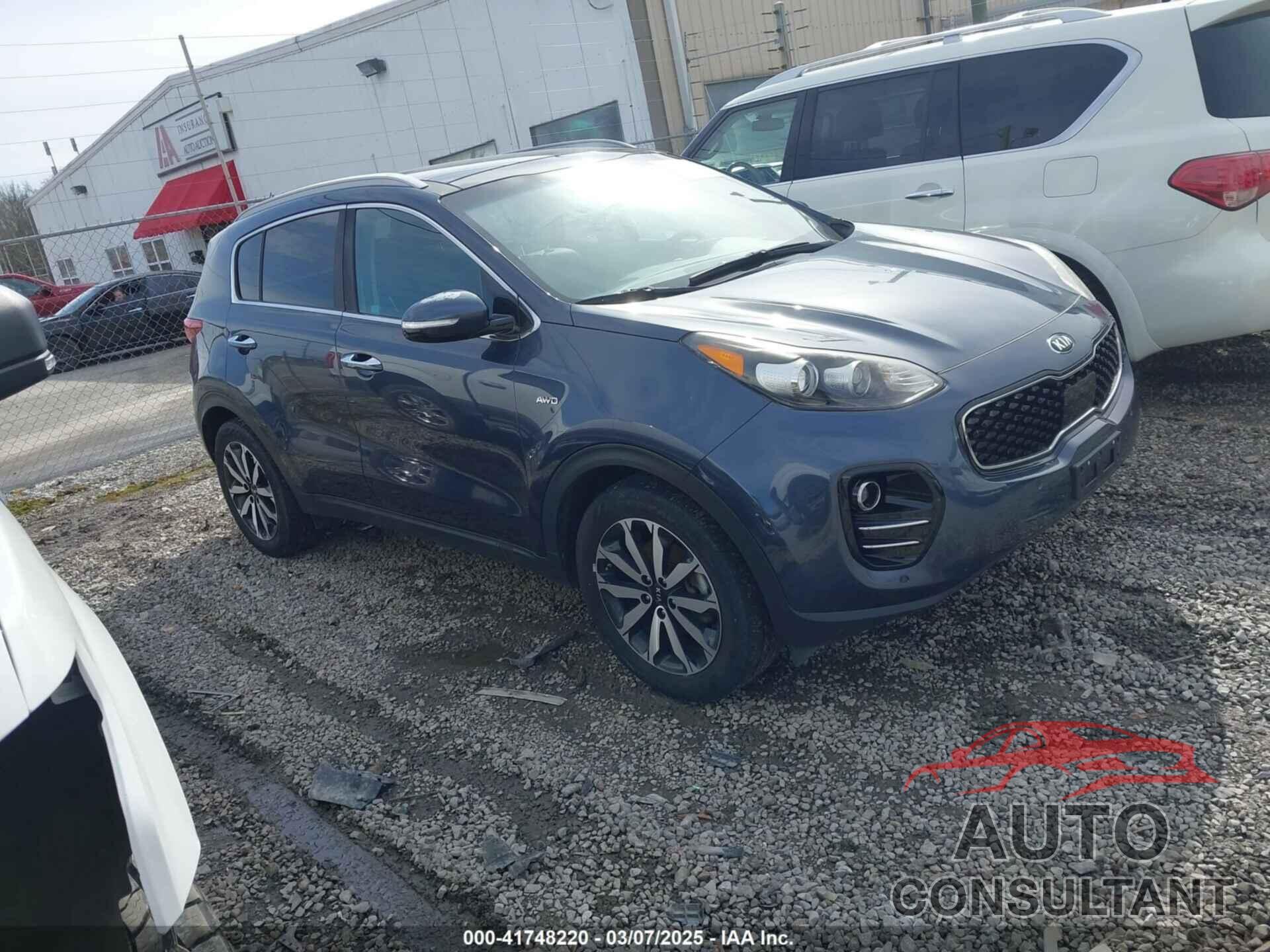 KIA SPORTAGE 2017 - KNDPNCAC1H7263269