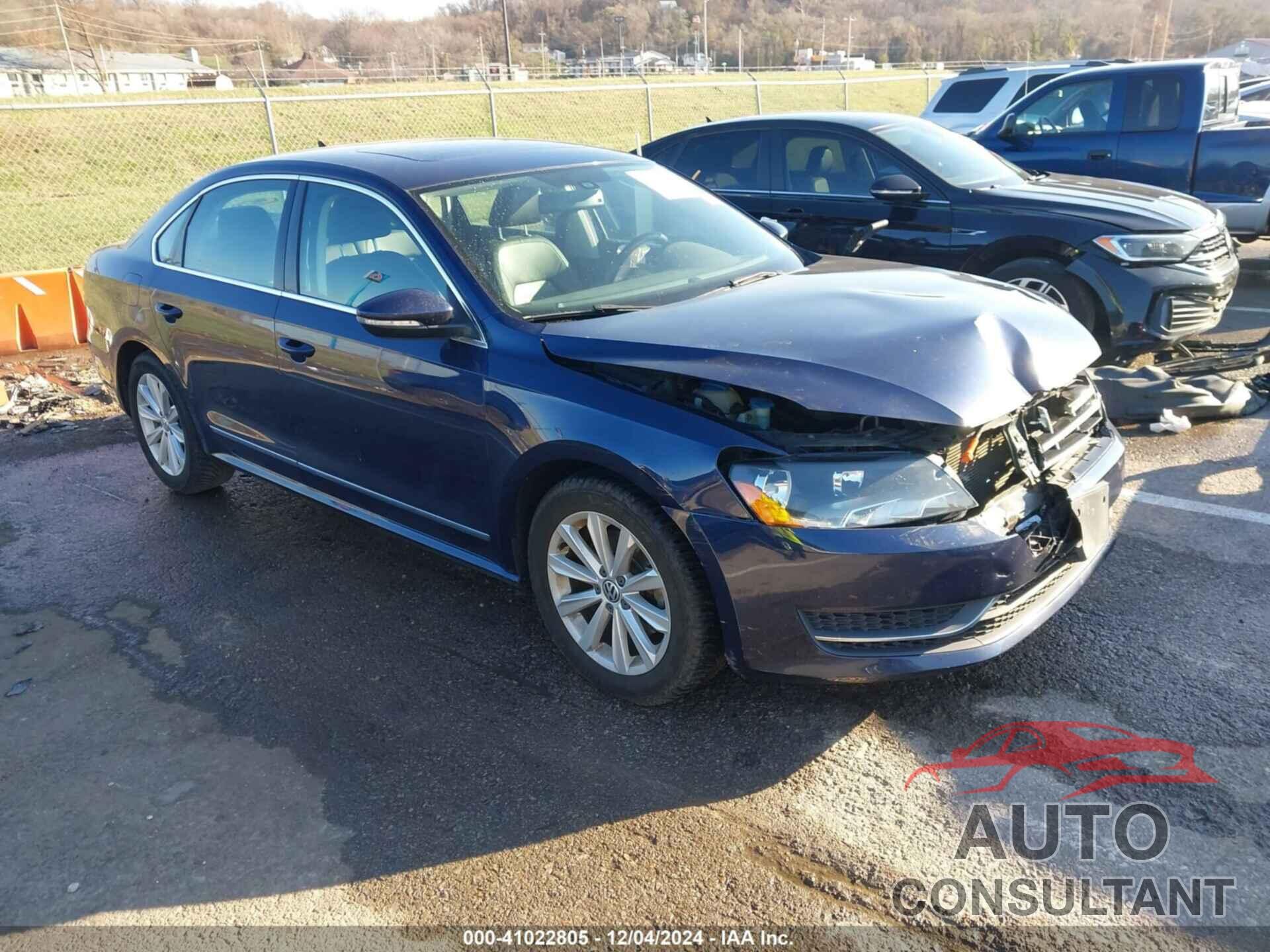 VOLKSWAGEN PASSAT 2012 - 1VWCH7A37CC051633