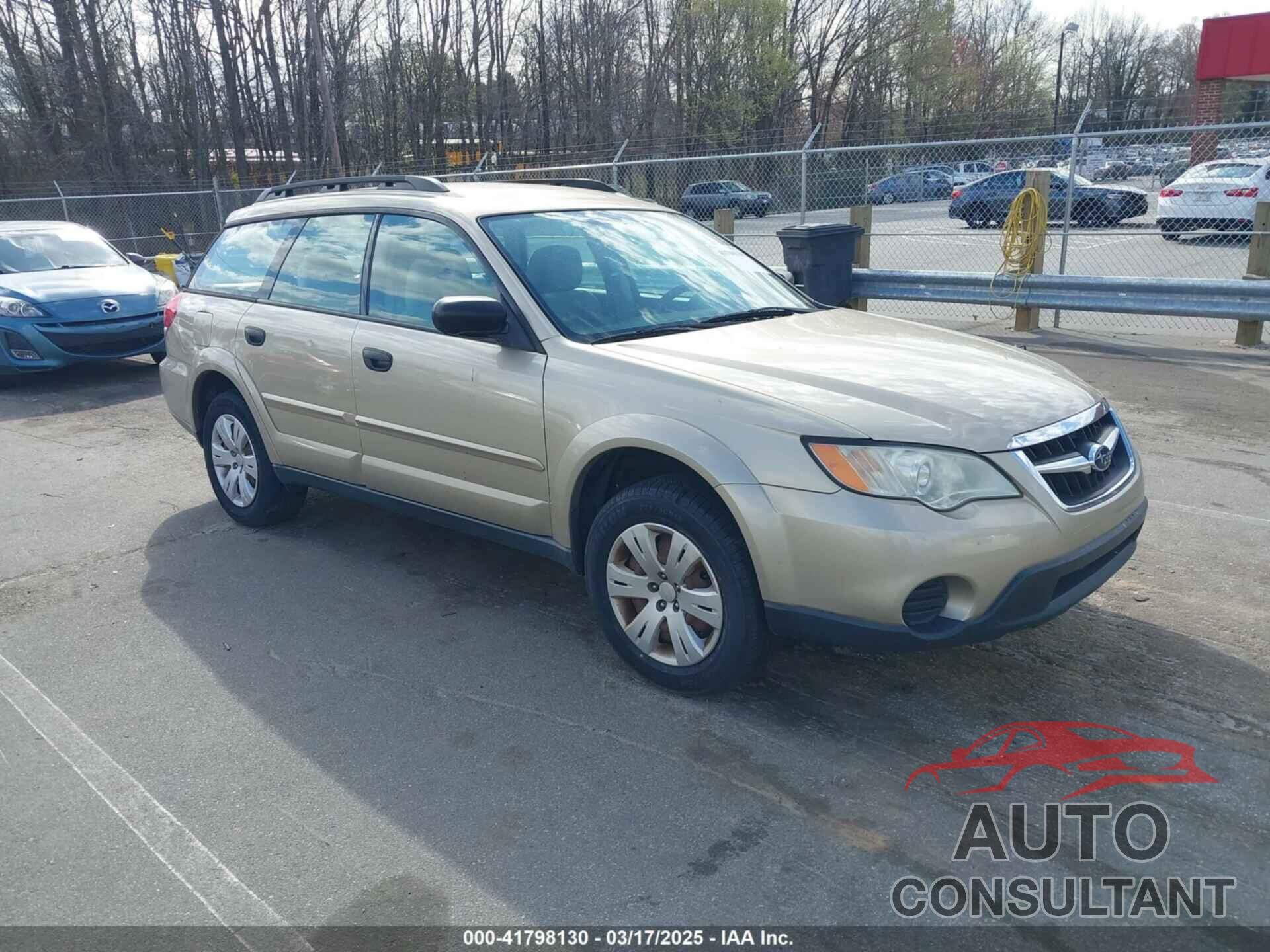 SUBARU OUTBACK 2009 - 4S4BP60C897338716