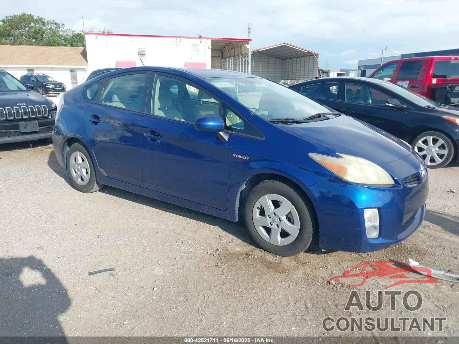 TOYOTA PRIUS 2011 - JTDKN3DU9B0324933