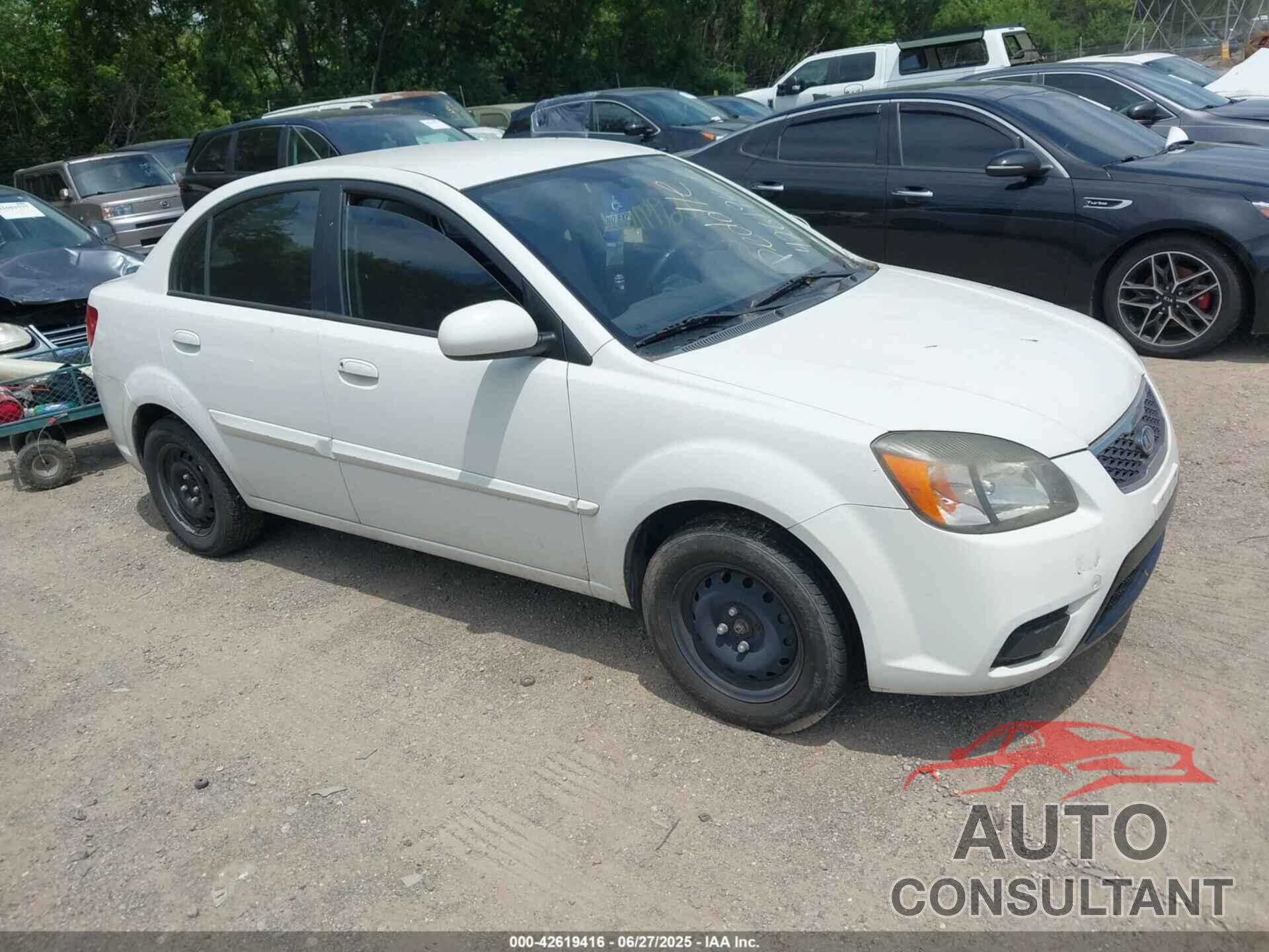 KIA RIO 2011 - KNADH4A32B6923846