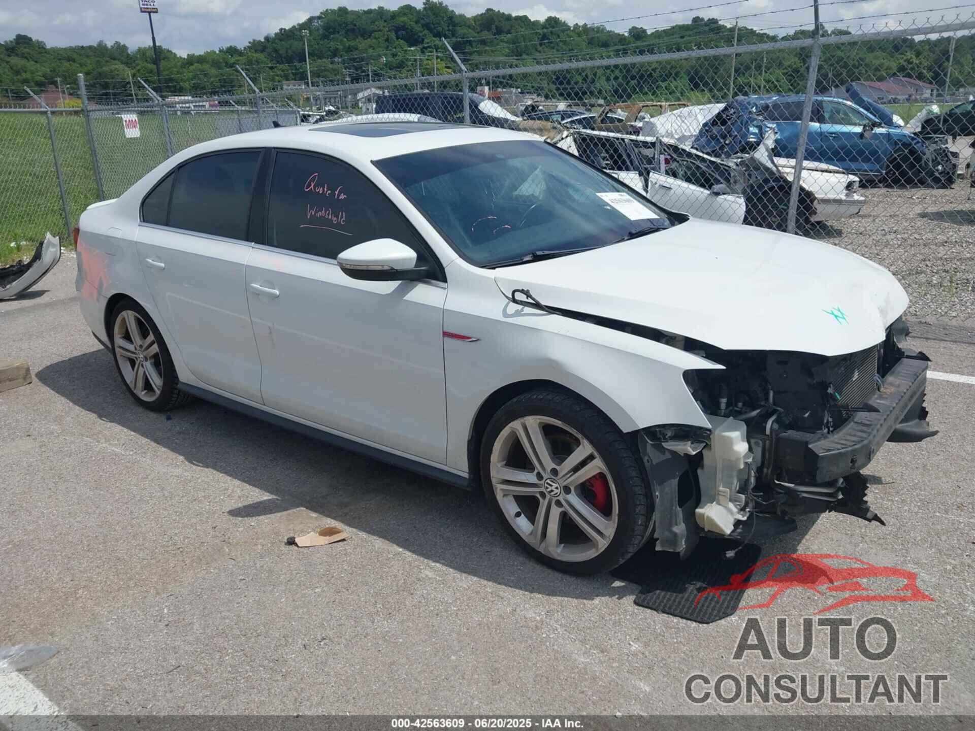 VOLKSWAGEN JETTA 2016 - 3VW4T7AJ1GM248576