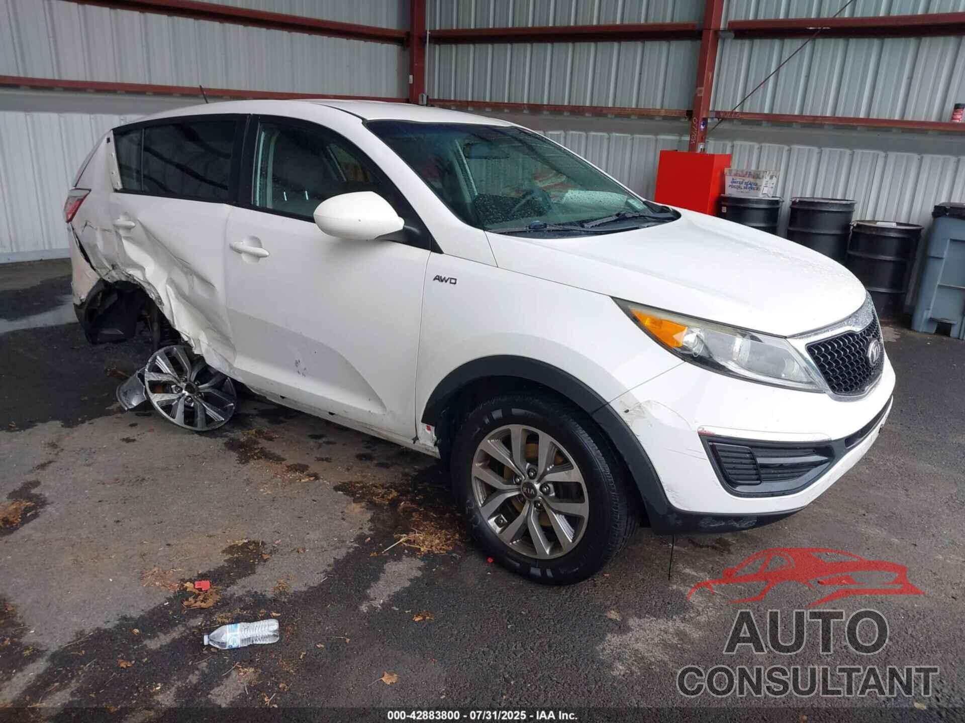 KIA SPORTAGE 2016 - KNDPBCAC1G7809592