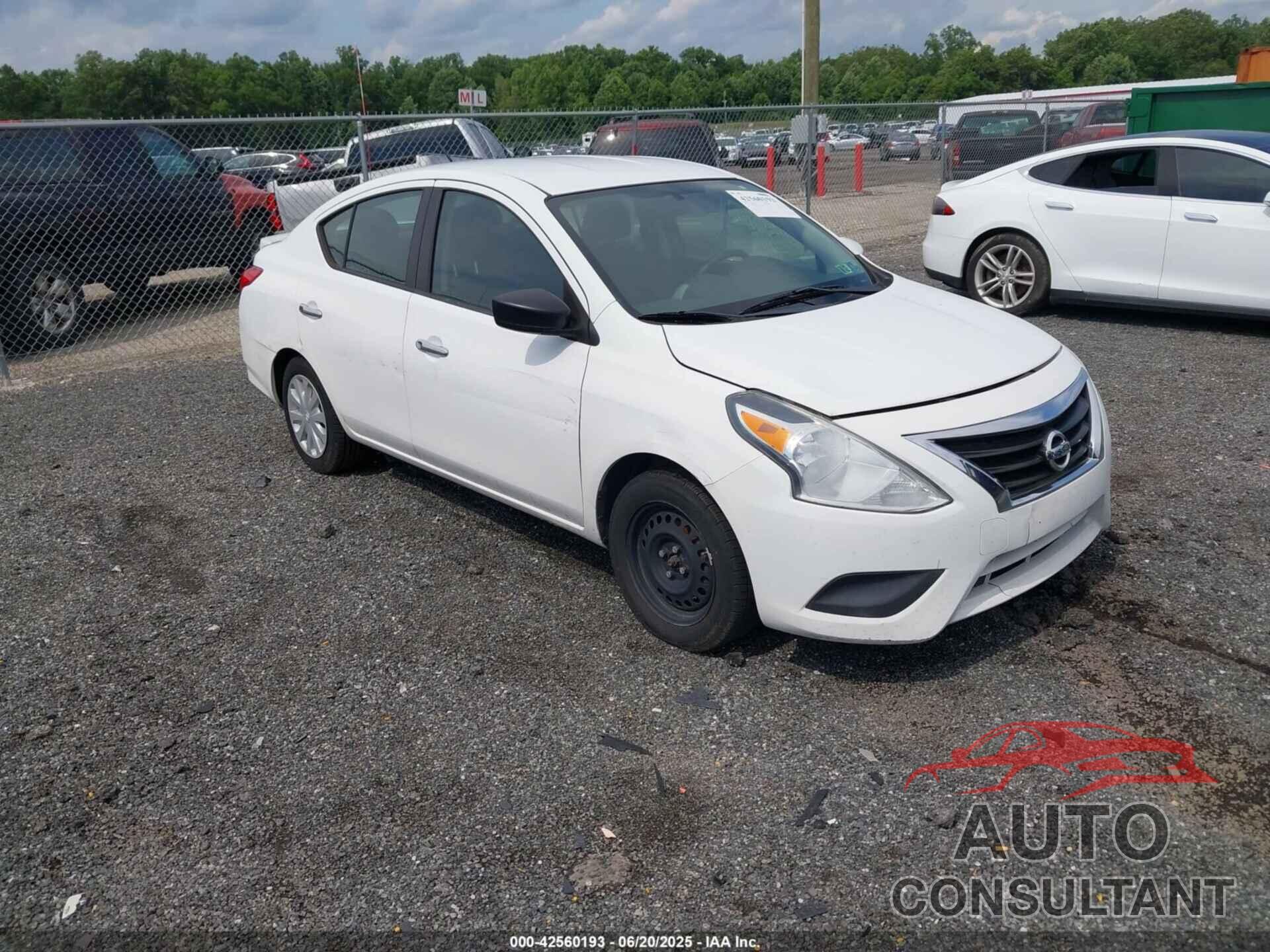 NISSAN VERSA 2016 - 3N1CN7APXGL886461