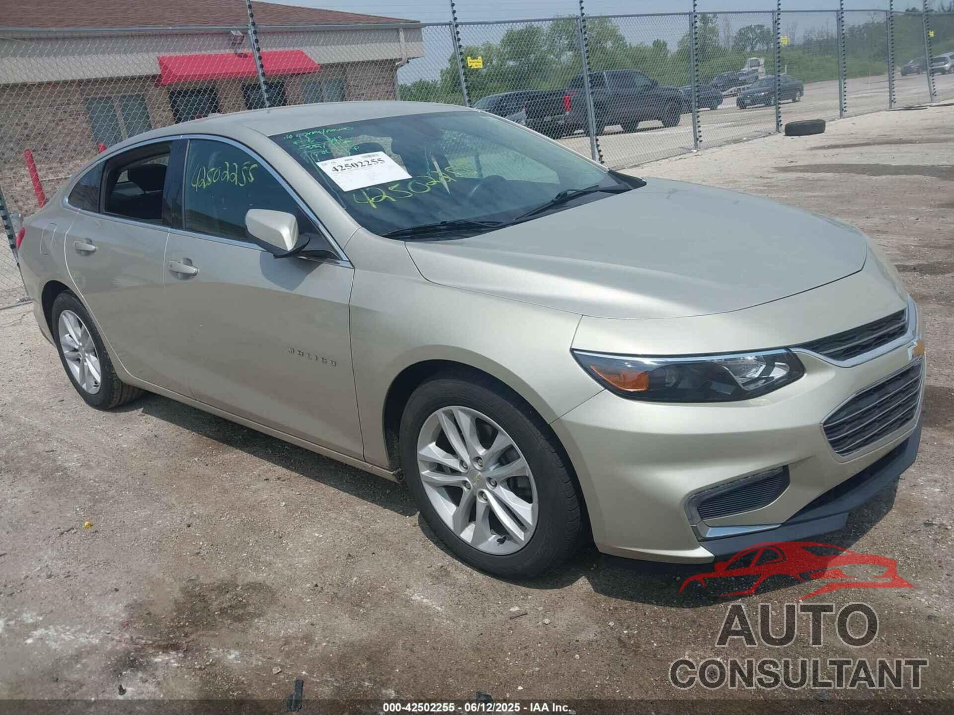 CHEVROLET MALIBU 2016 - 1G1ZE5ST3GF241841