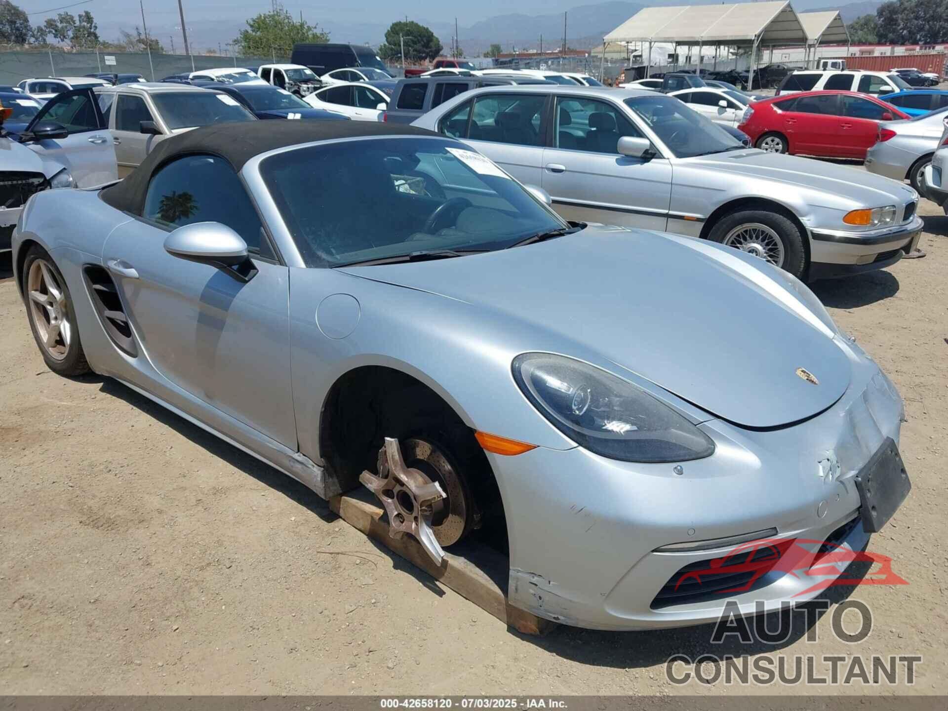PORSCHE 718 BOXSTER 2017 - WP0CA2A80HS220216