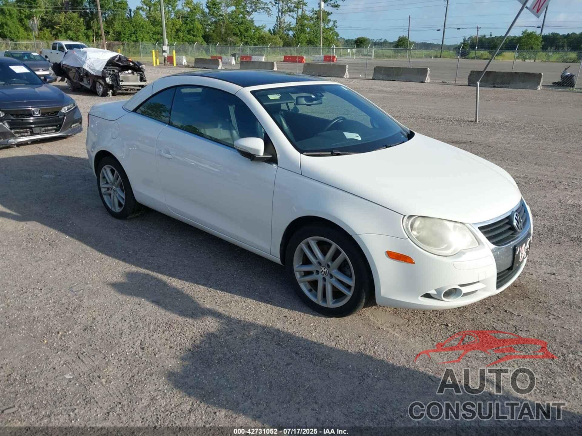 VOLKSWAGEN EOS 2009 - WVWFA71FX9V016130
