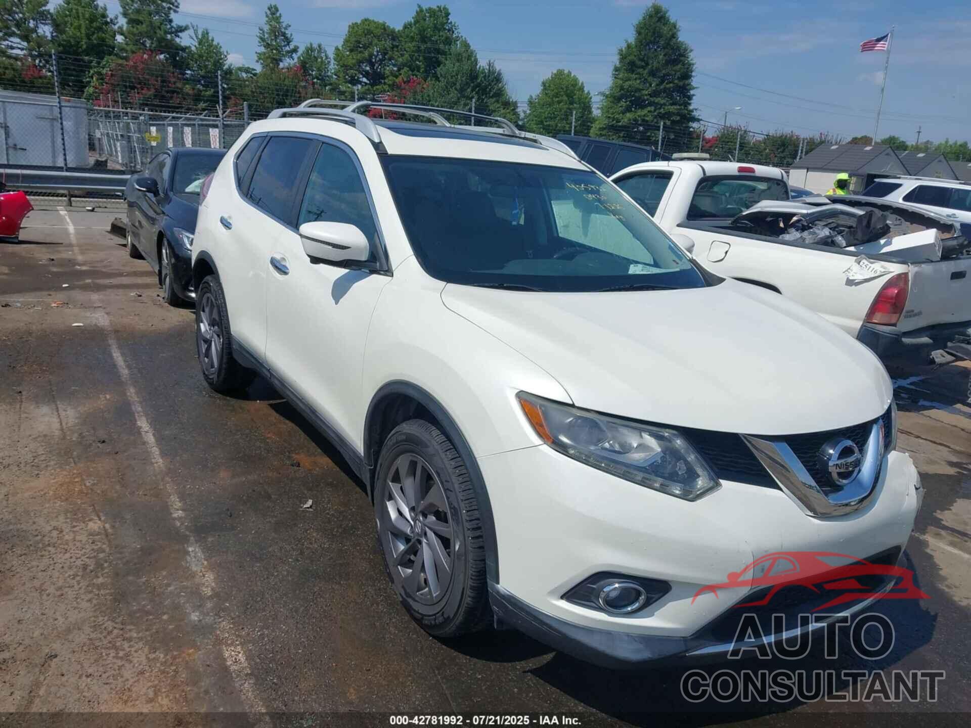 NISSAN ROGUE 2016 - 5N1AT2MV6GC810430