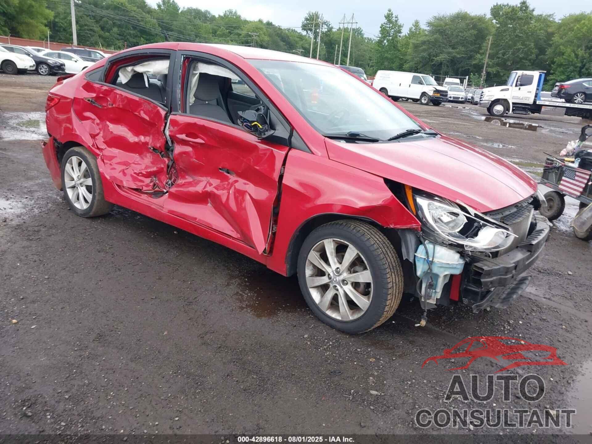 HYUNDAI ACCENT 2013 - KMHCU4AE4DU321956