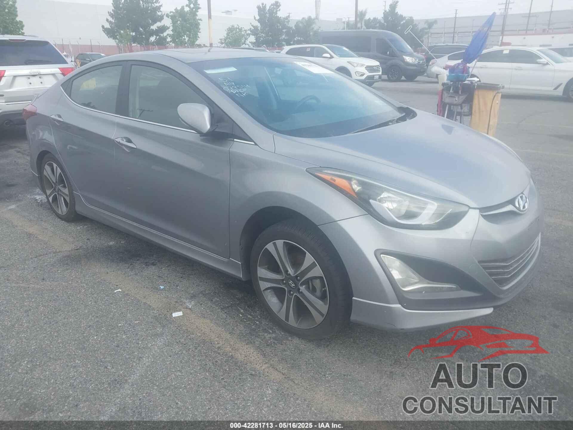 HYUNDAI ELANTRA 2014 - KMHDH4AH4EU079514