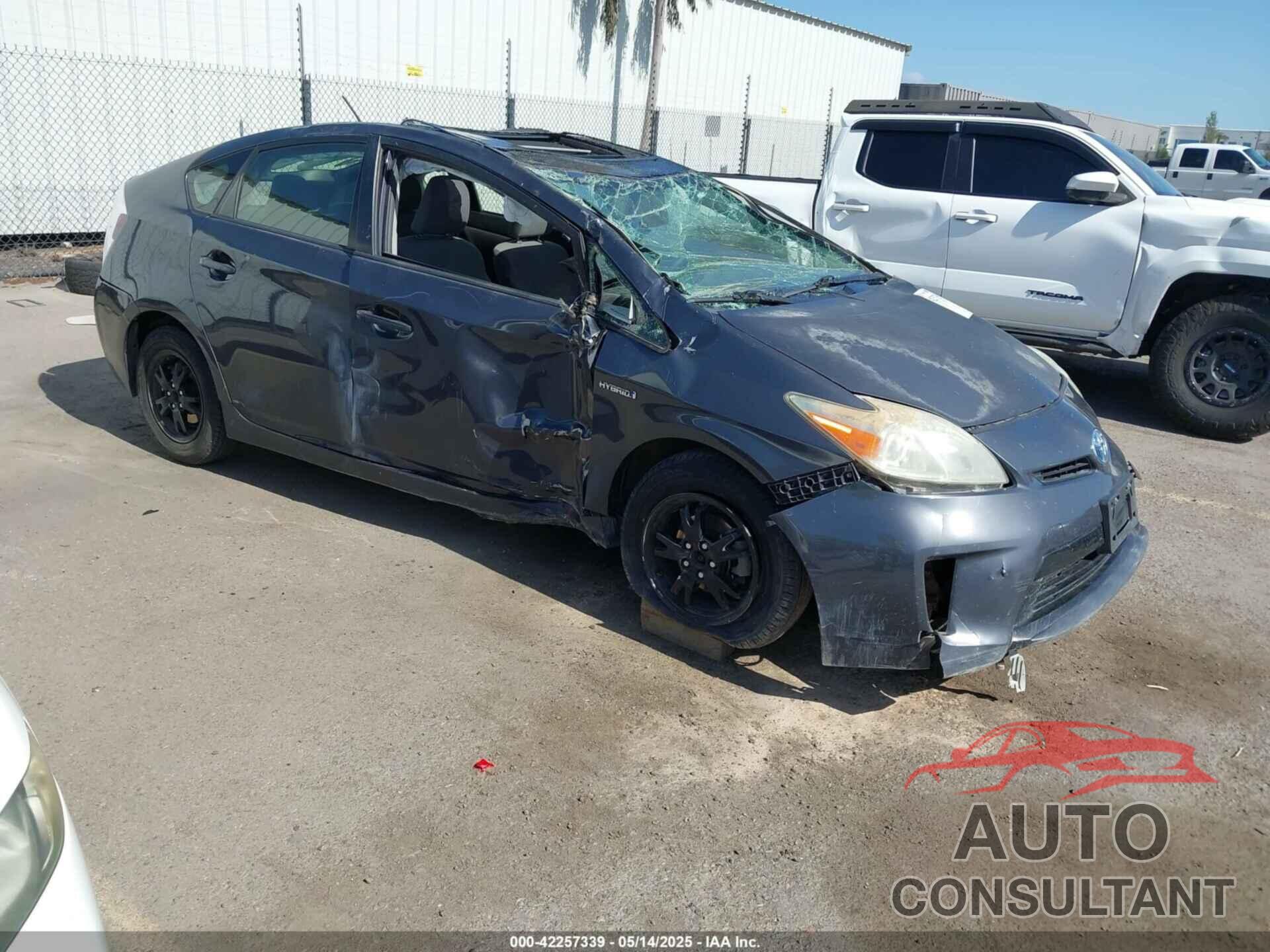 TOYOTA PRIUS 2012 - JTDKN3DU7C1572478
