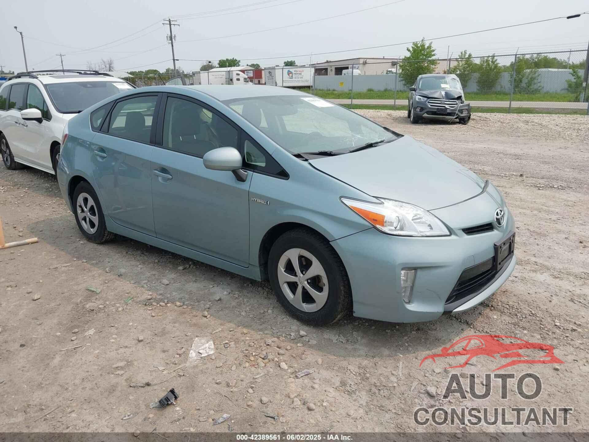 TOYOTA PRIUS 2013 - JTDKN3DUXD1672205