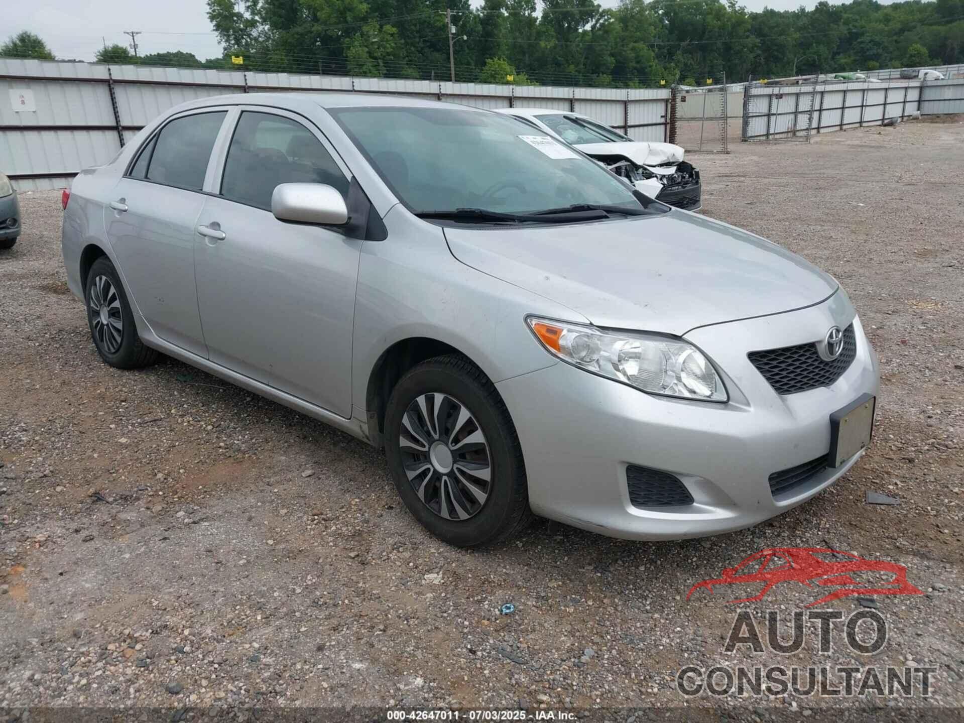 TOYOTA COROLLA 2009 - JTDBL40E69J028220