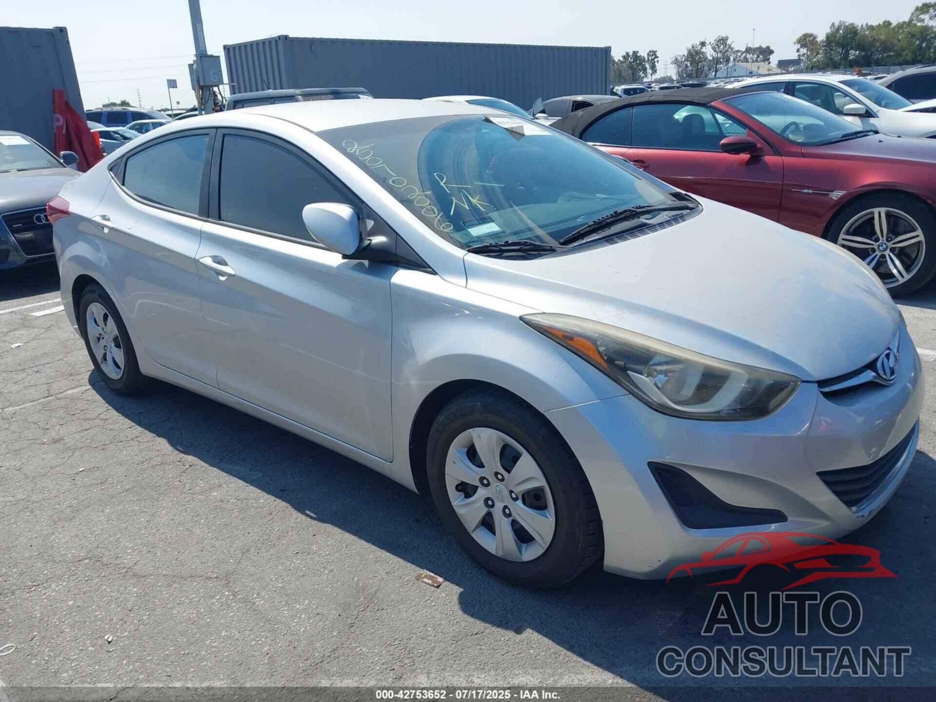 HYUNDAI ELANTRA 2016 - 5NPDH4AE2GH682209